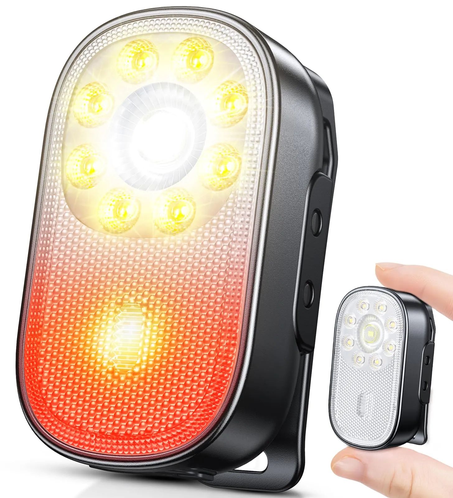 CIRYCASE Mini Torcia LED Ricaricabile Clip