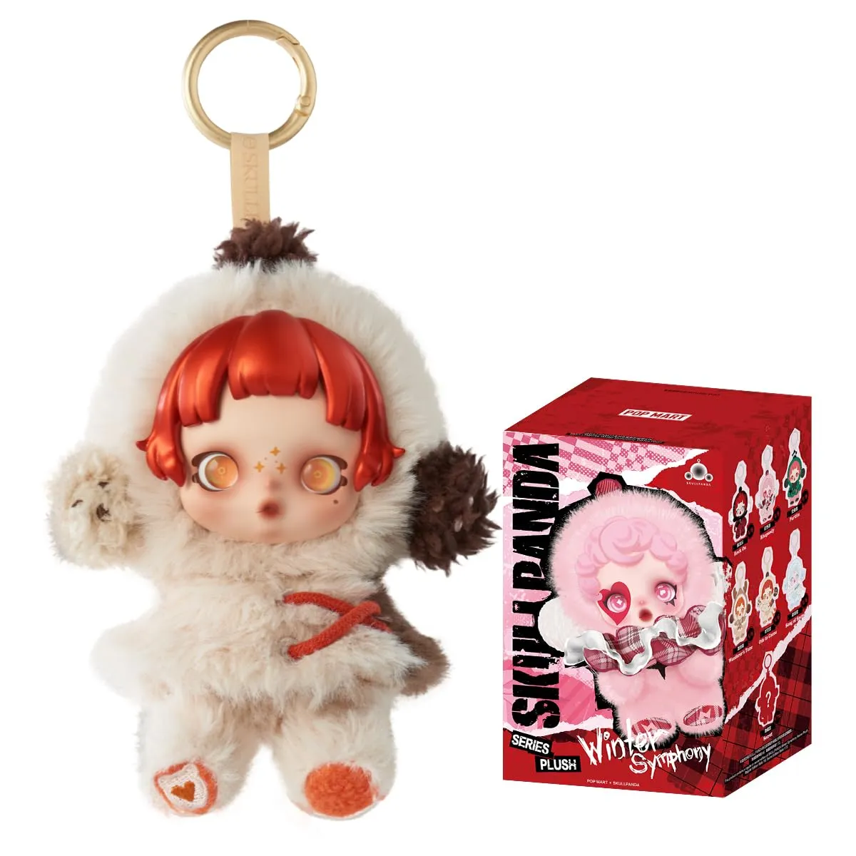 POP MART SKULLPANDA Winter Symphony Series Plush - Personaggio a sorpresa