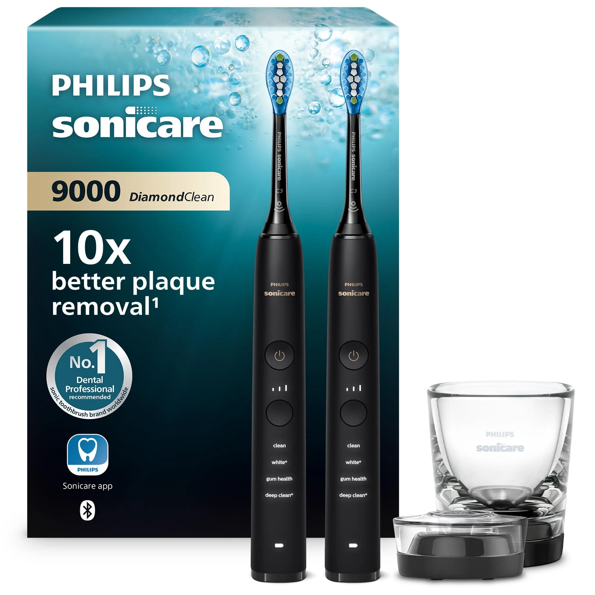 Philips Sonicare DiamondClean 9000 - Doppia Esperienza di Igiene Orale Avanzata