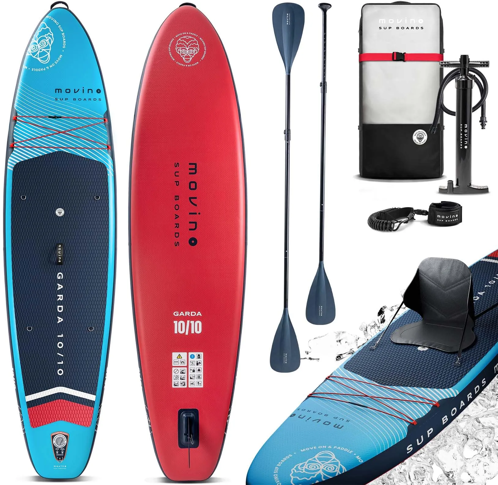 Movino Garda Allround 10'10" SUP: Set Completo per Avventure Acquatiche