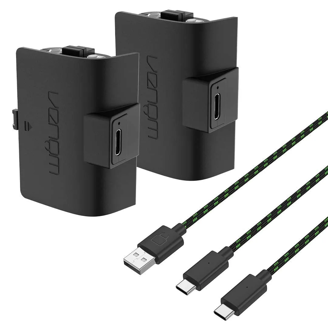 Venom Twin Pack: Batterie Ricaricabili 1100mAh per Xbox Series X|S e Xbox One