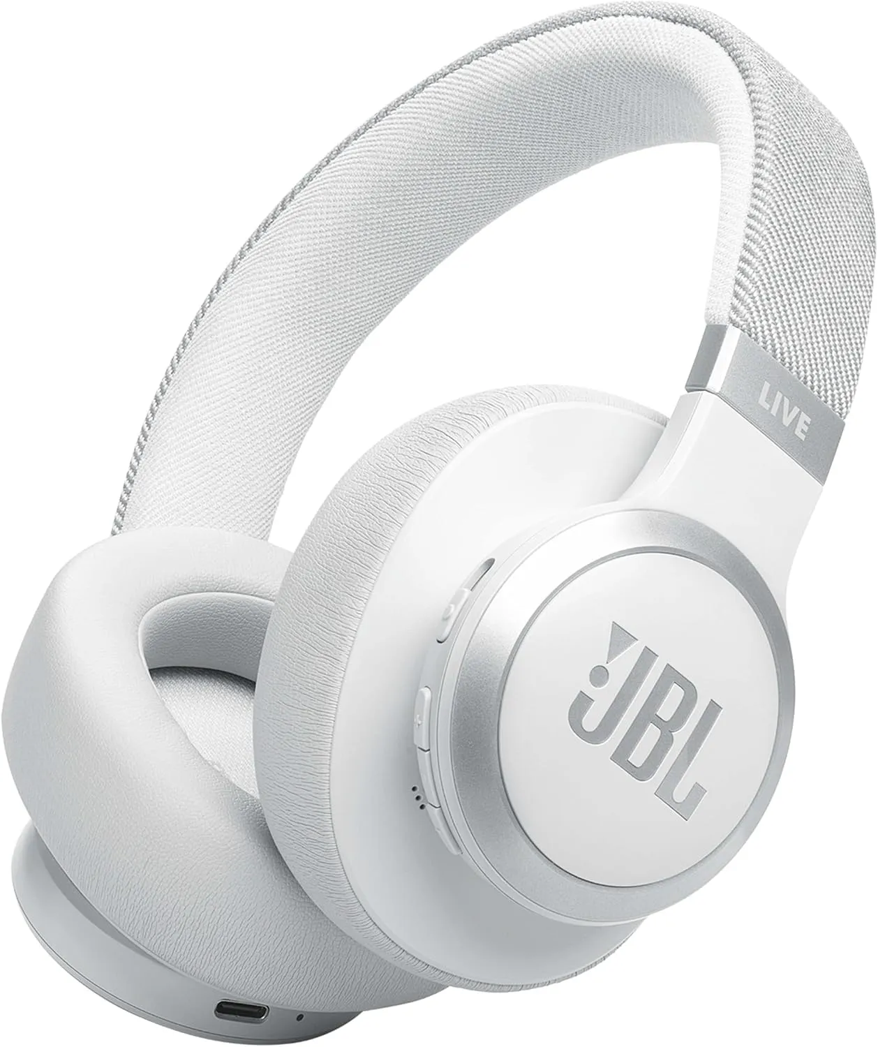 JBL Live 770NC Cuffie Over-Ear Wireless con ANC - Bianco
