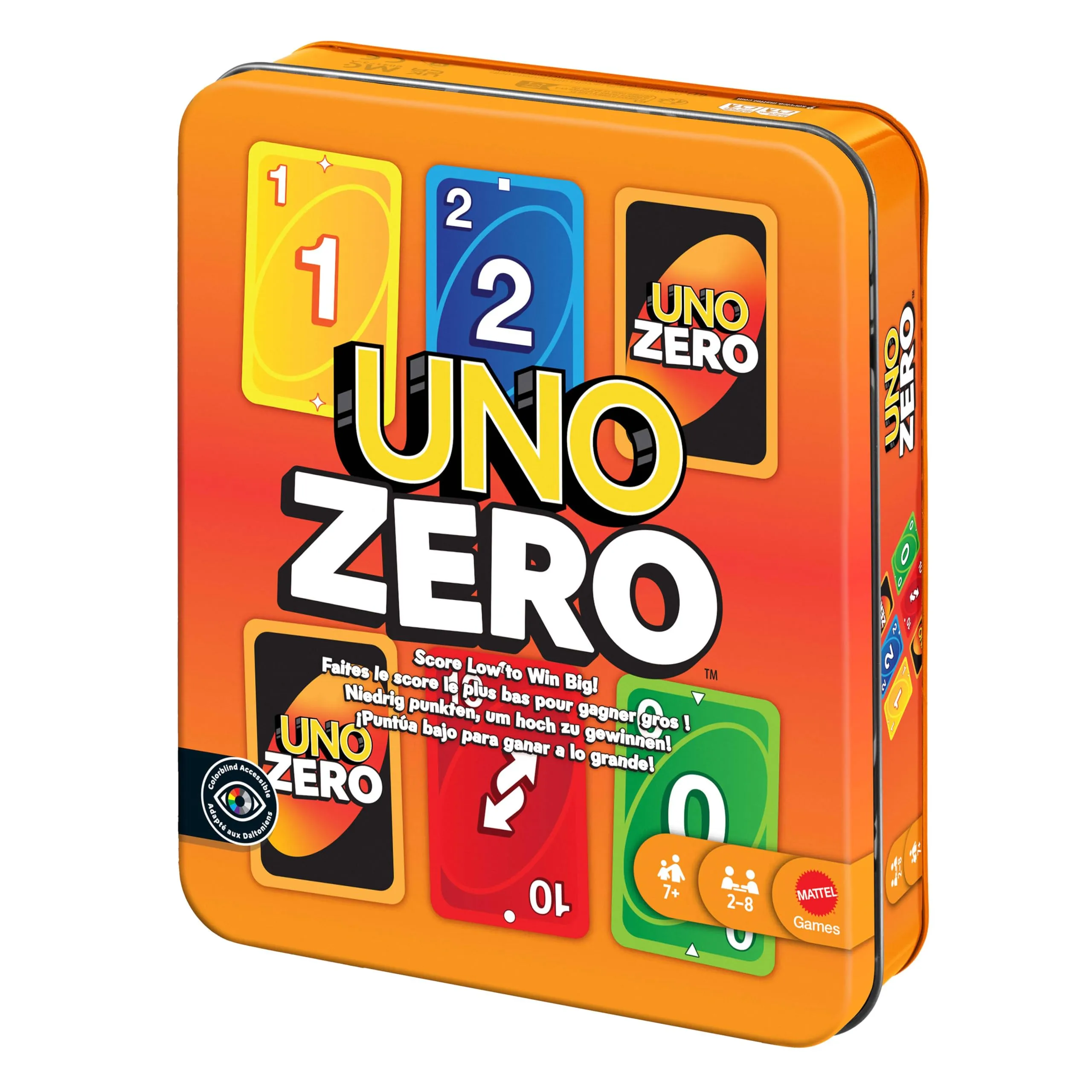Mattel Games - UNO Zero, Gioco di Carte per Tutta la Famiglia
