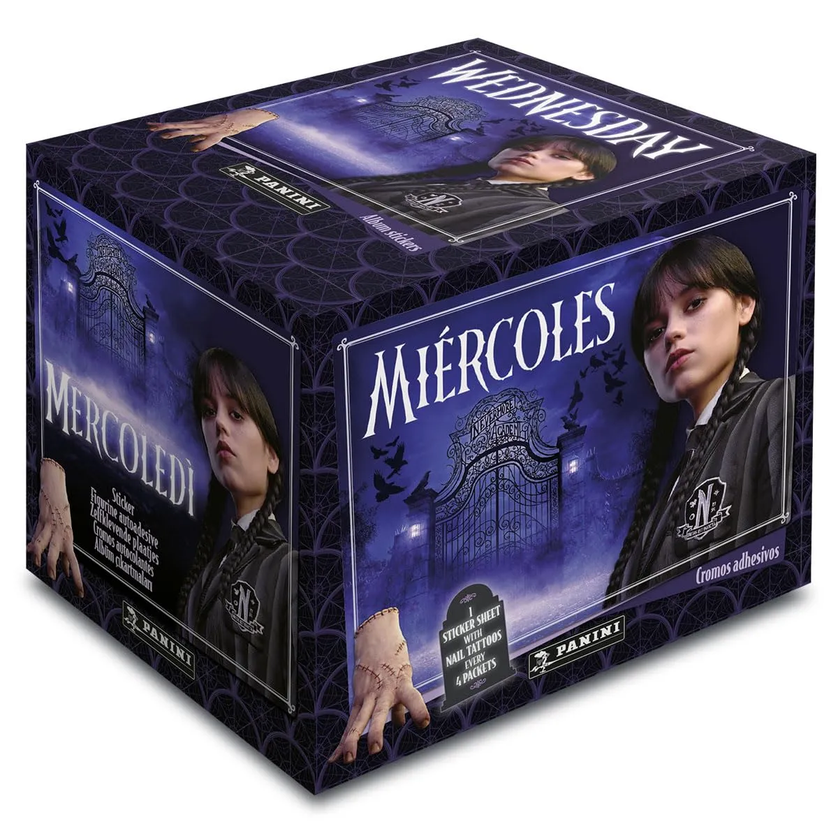 Mercoledì - Sticker Collection - Box da 36 Bustine Panini