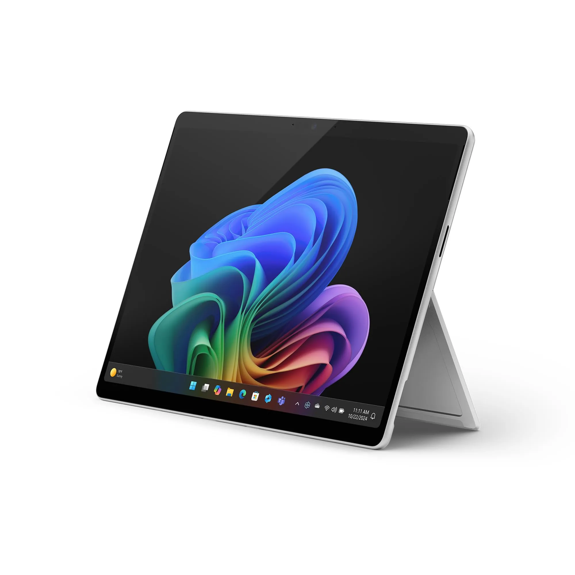 Microsoft Surface Pro 13" (11a Edizione) - Copilot+ PC, Snapdragon X Plus, 16GB RAM, 256GB SSD, Platino (Alimentatore Non Incluso)