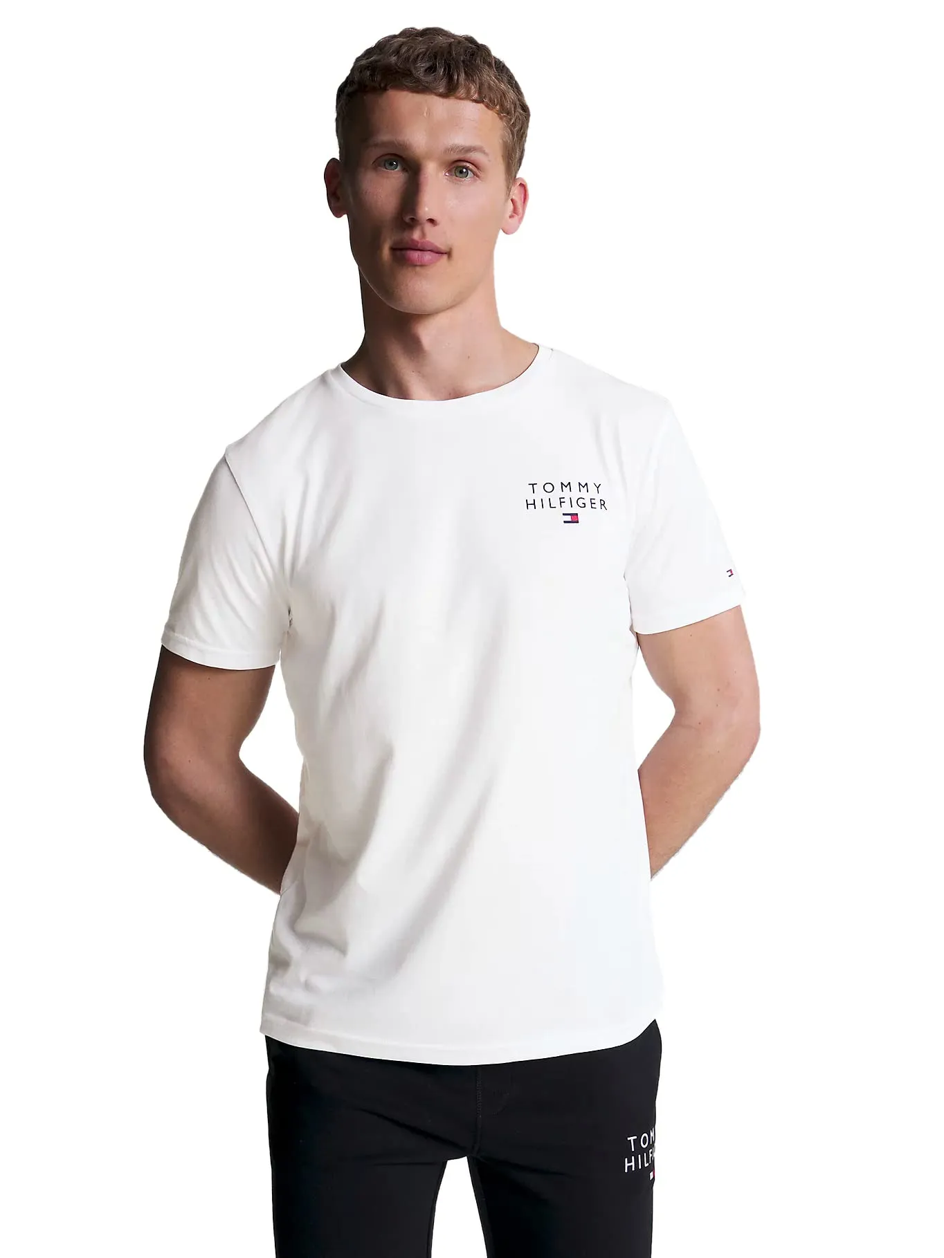Tommy Hilfiger T-Shirt Uomo Cn Ss Tee Logo UM0UM02916
