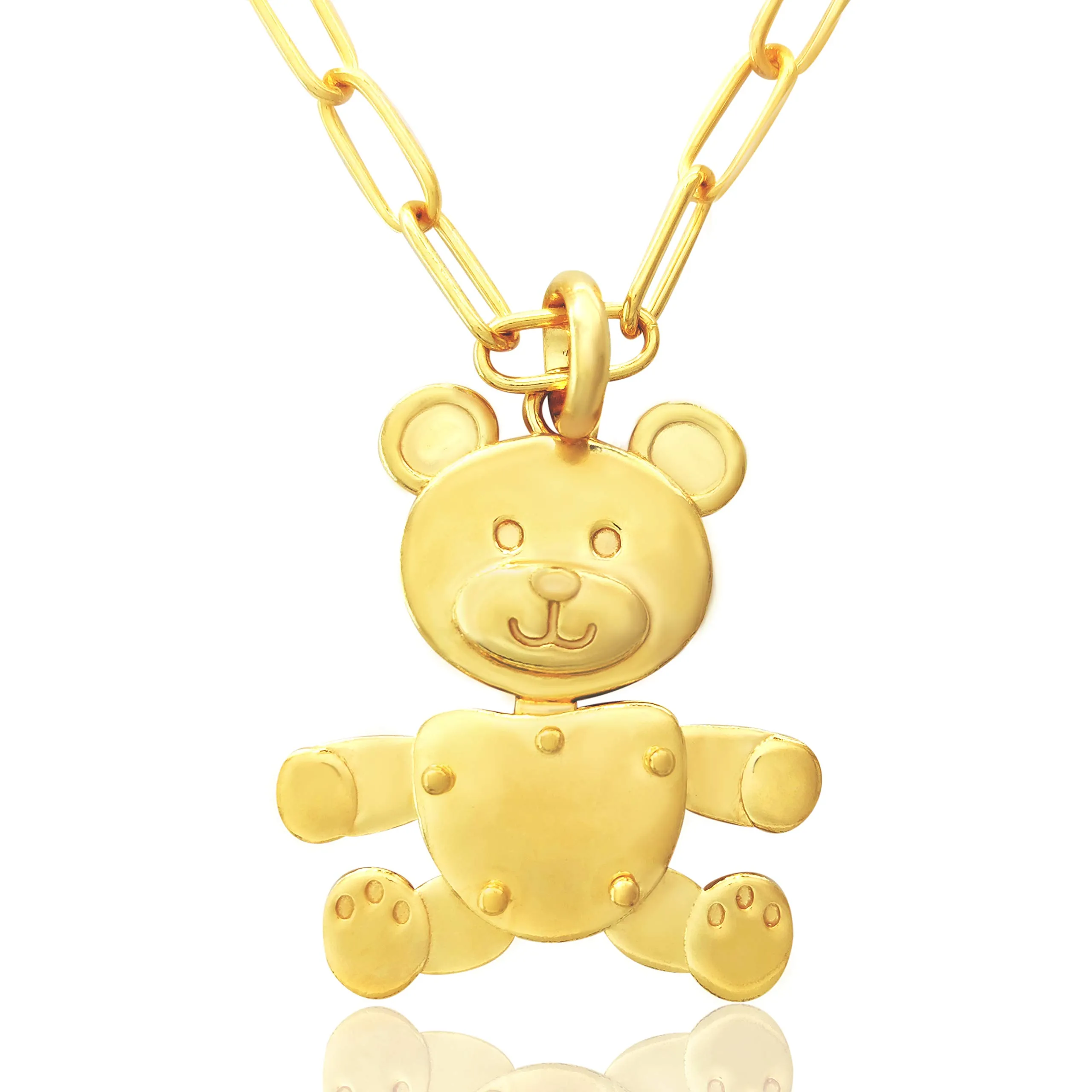 Collana Orsetto in Argento 925: Eleganza Artigianale Personalizzata