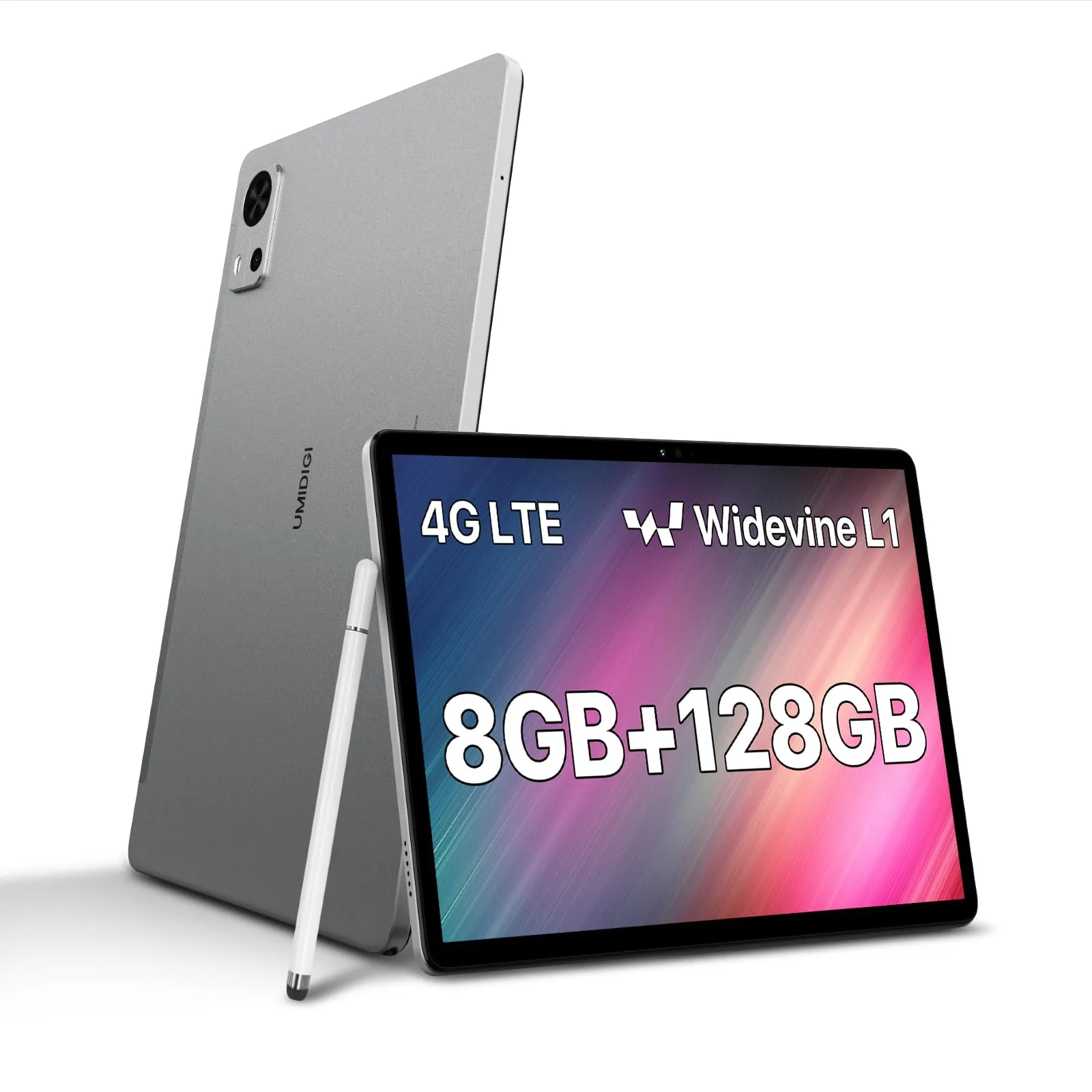 UMIDIGI G5 Tab Tablet 10.1" 8GB+128GB Android 13 4G LTE GPS Widevine L1 con Stilo
