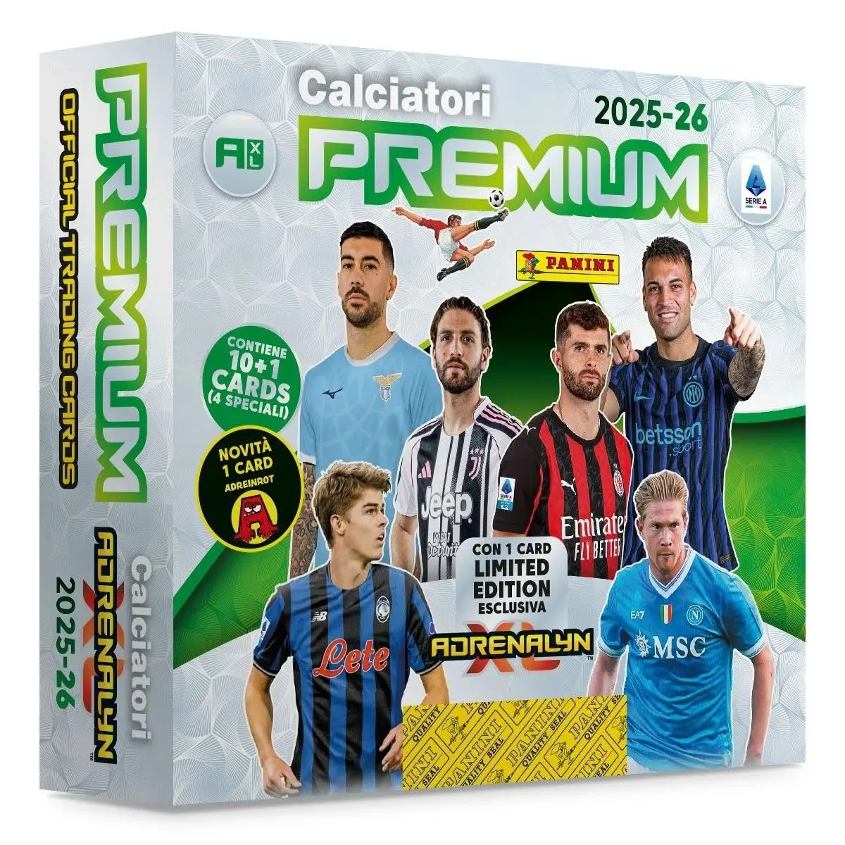 Calciatori Adrenalyn XL™ 2025-2026 - Box da 12 Bustine Premium Panini