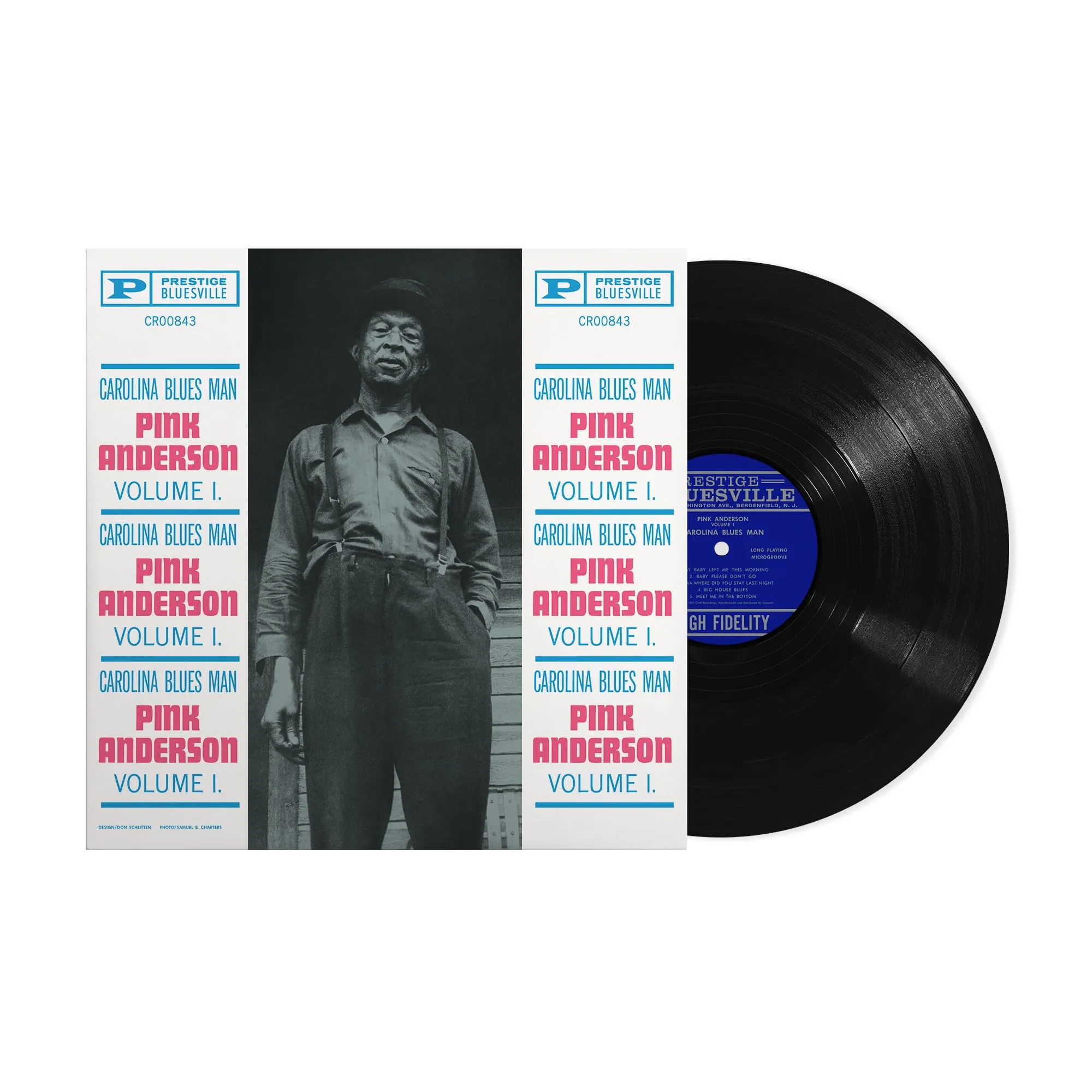 Vol. 1: Carolina Blues Man (Bluesville Acoustic Sounds Series Lp) - Vinile