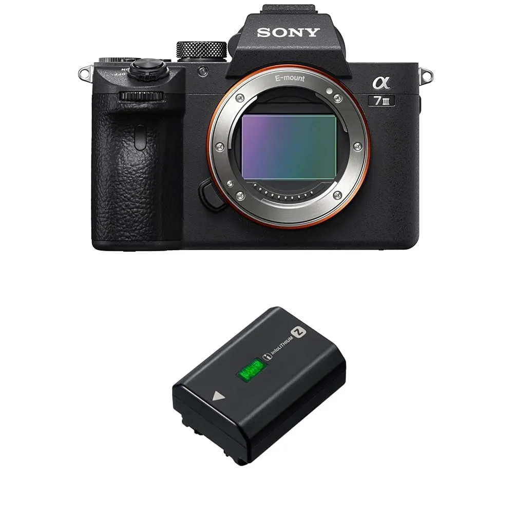 Sony Alpha 7 III Kit Mirrorless Full-Frame con Batteria NP-FZ100