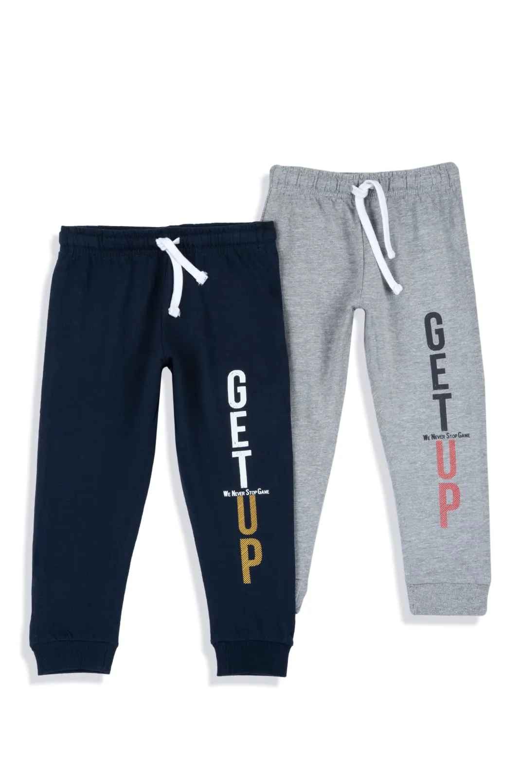 Chicco Set Pantaloni Lunghi in Felpa Blu e Grigio, Taglia 8 Anni