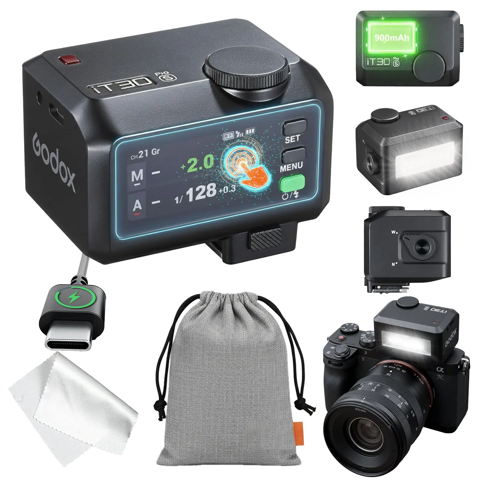 Godox IT30Pro S Flash TTL per Sony