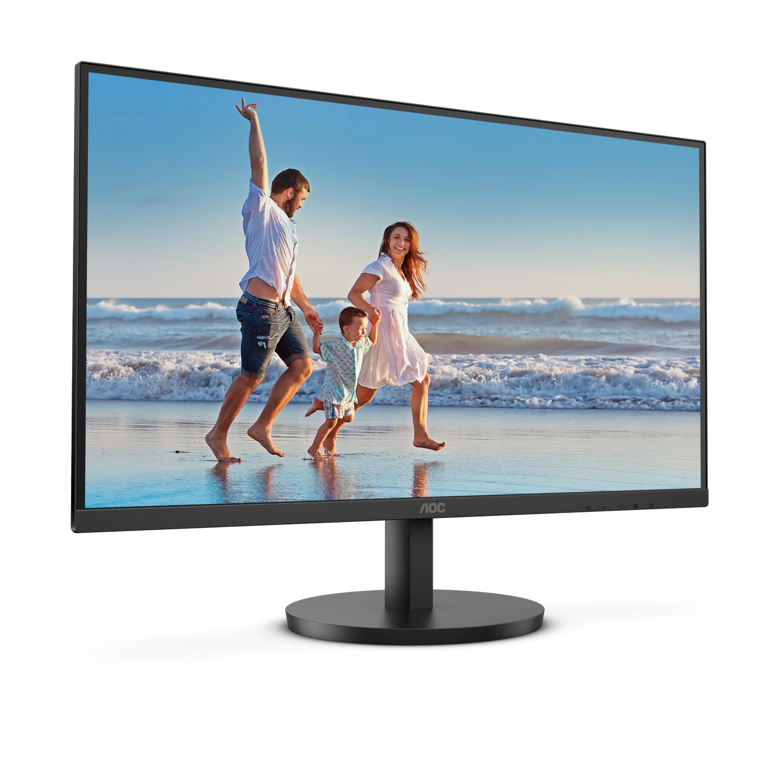 AOC 27B3HM - Monitor FHD da 27 pollici, 75 Hz, VA, 4 ms, FreeSync, tecnologia Low Blue, senza sfarfallio, supporto Vesa, design frameless (1920 x 1080 @ 75 Hz, 250 cd/m, HDMI, VGA)