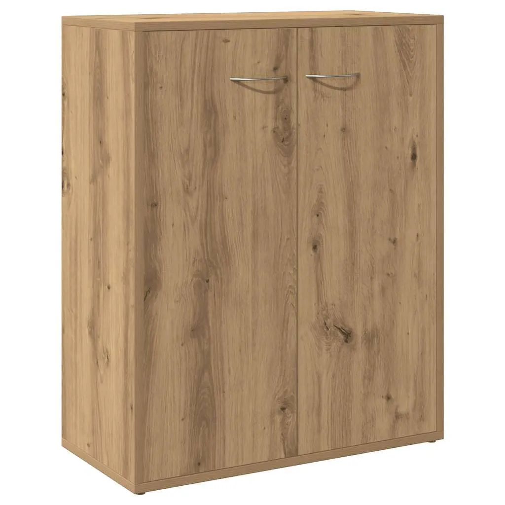Credenza Rovere Artigianale 60x30x75 cm in Legno Multistrato
