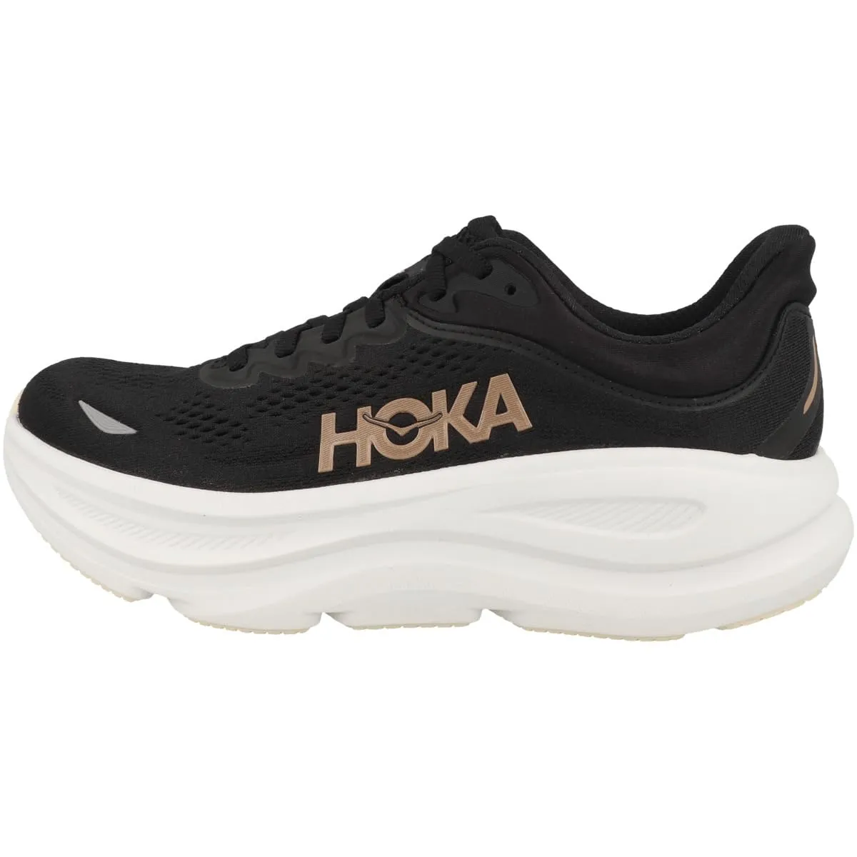 HOKA One One Bondi 9 Donna Black/Rose Gold