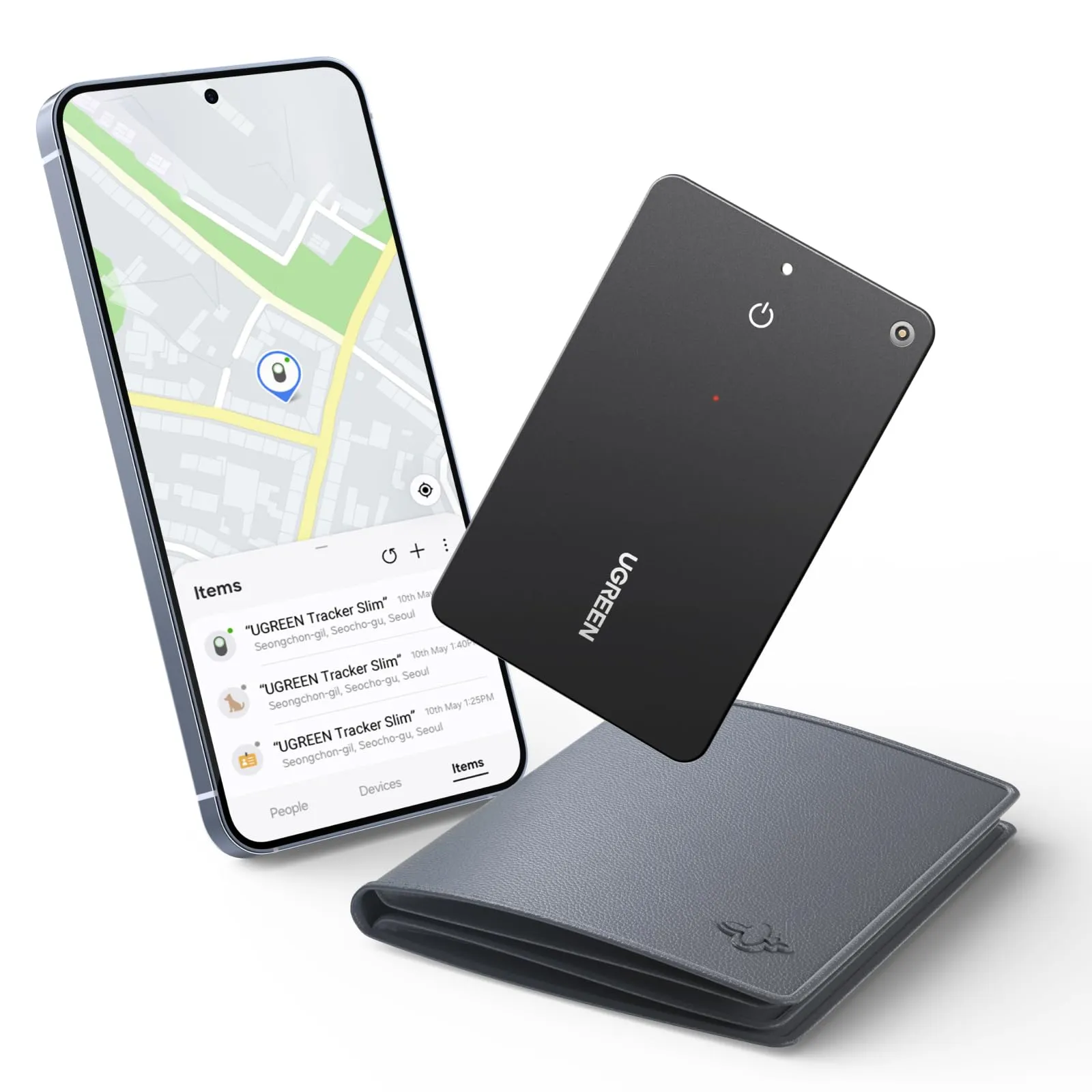 UGREEN FineTrack Slim S Smart Finder Tag Bluetooth Localizzatore