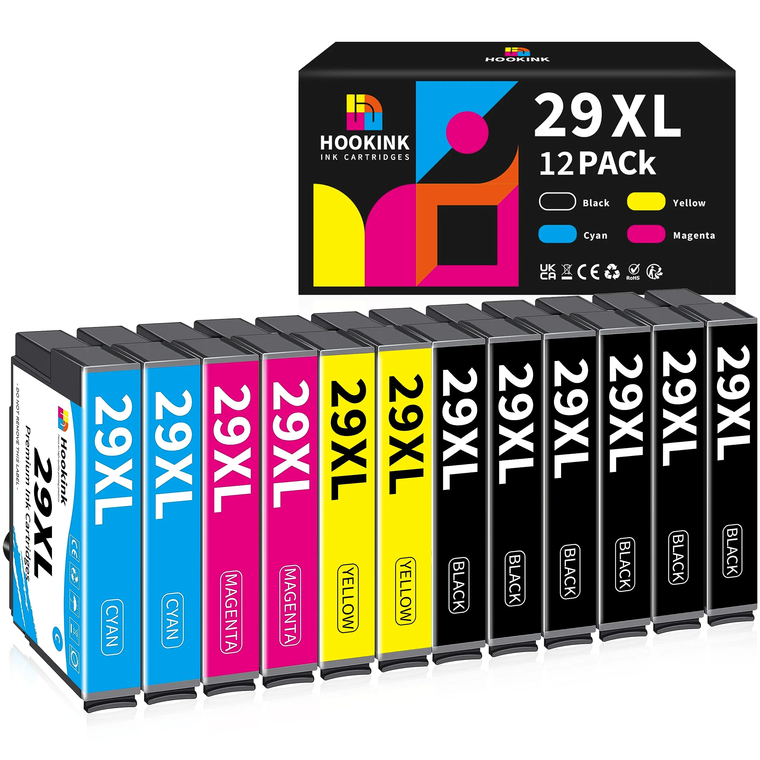 Hookink 29XL Cartucce Compatibili con Epson 29 XL Multipack