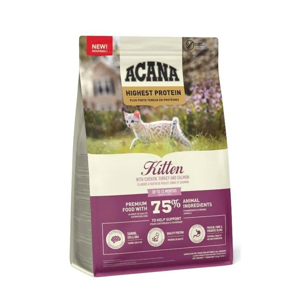 Acana Cibo per gatti Salmone Pavone Uccelli 1,8 kg