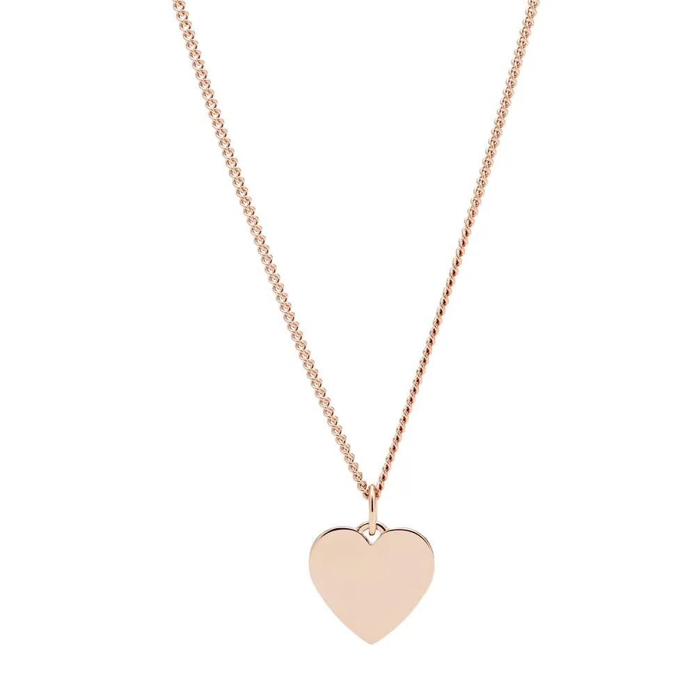 Fossil Collana Donna Vintage Iconic JF03021791 Acciaio Inossidabile Oro Rosa