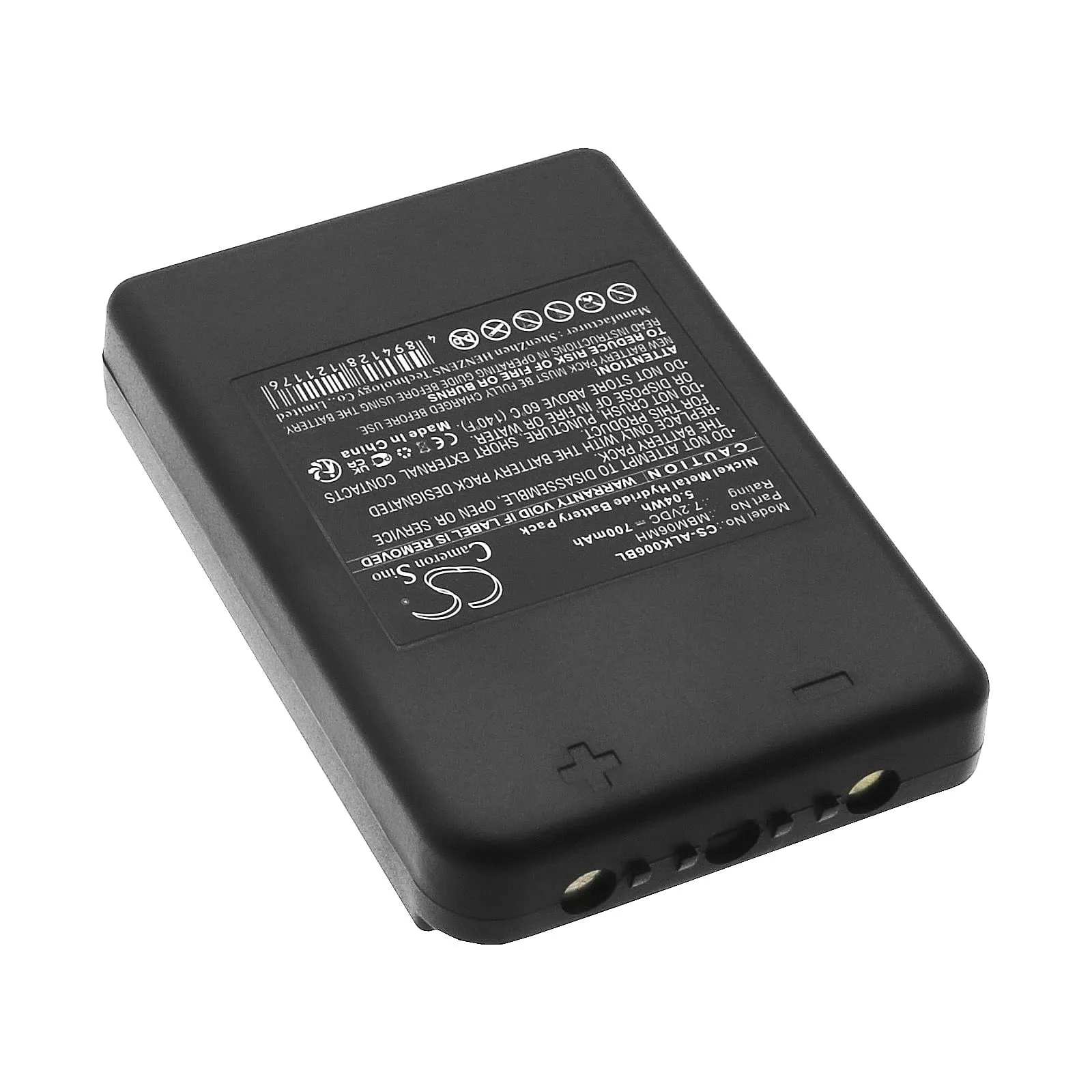 TECHTEK Batteria 700mAh compatibile con Autec E16 KTC, E16 Sirio 42, Modular MJ/MK