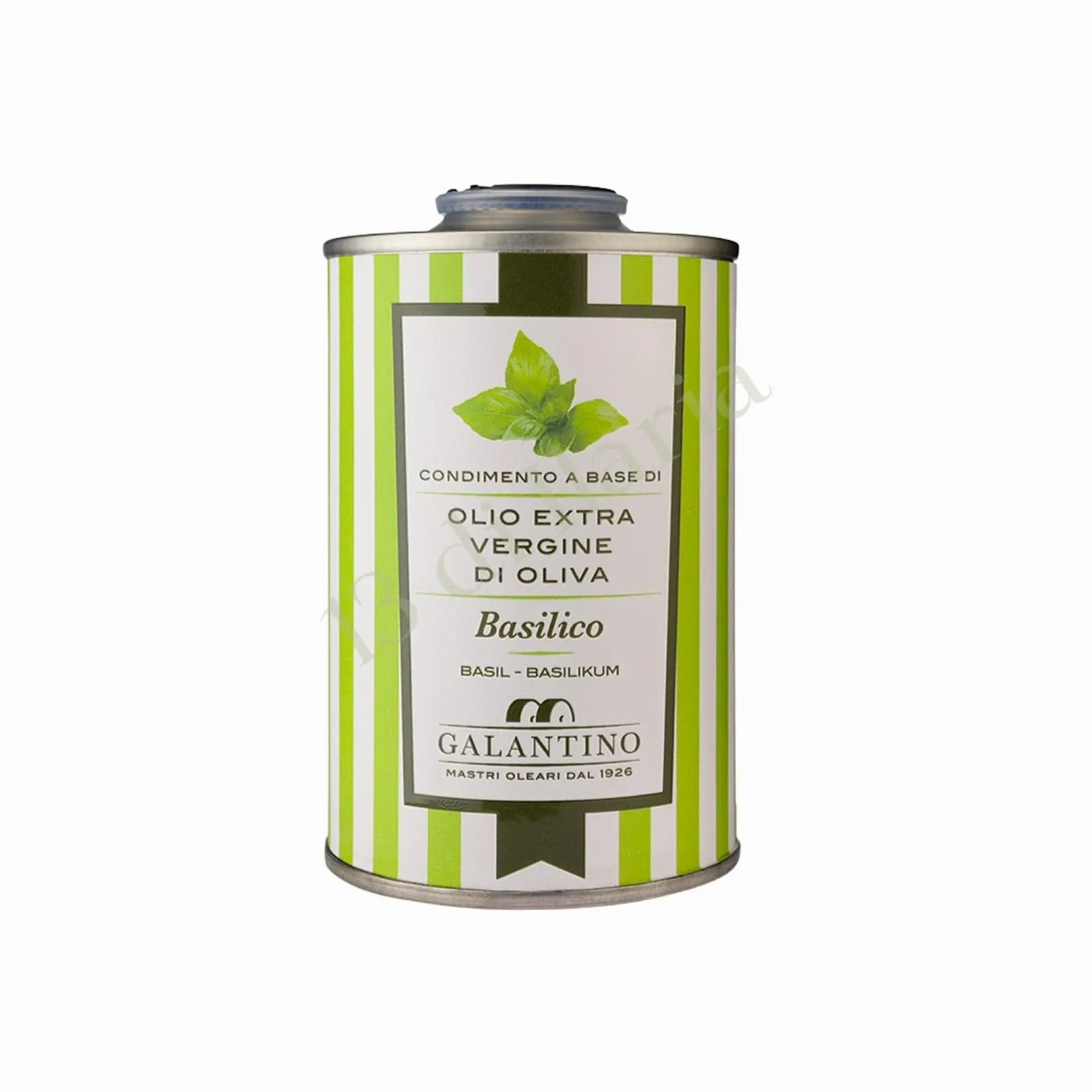 Olio EVO Pugliese Aromatizzato al Basilico "13 di Ilaria" - Lattina 250ml