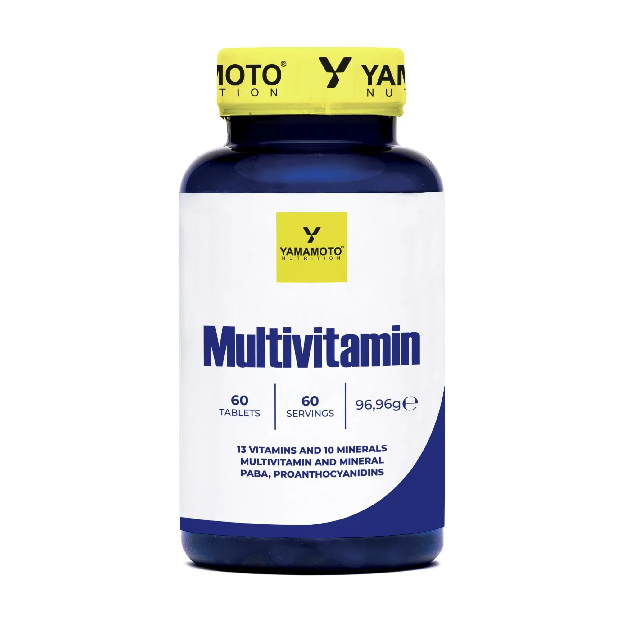 YAMAMOTO Nutrition Multi VITAMIN - 60 Compresse, Integratore Multivitaminico e Multiminerale Completo