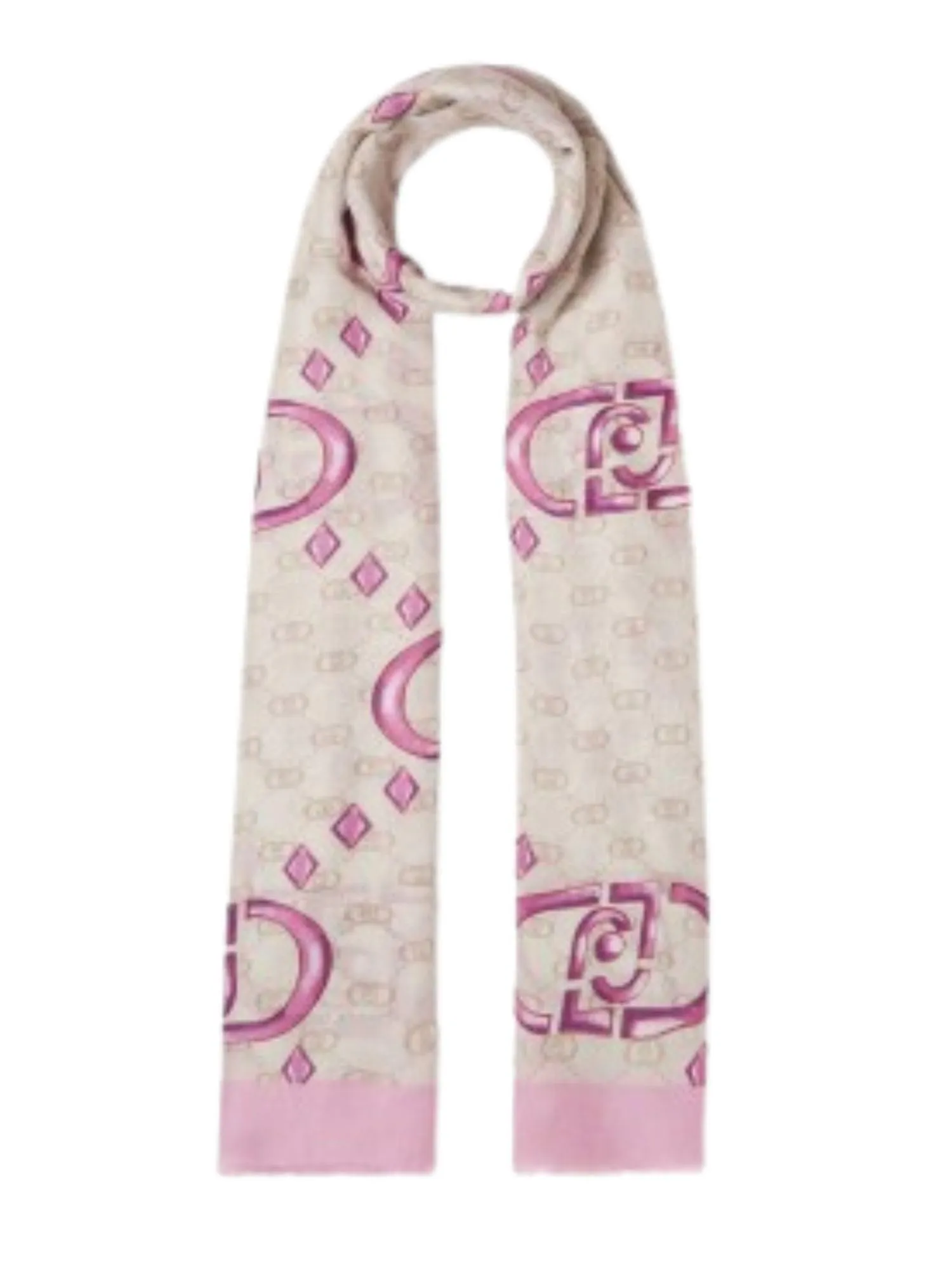 LIU JO Stola con logo 90 x 180 cm BRIGHT CANDY