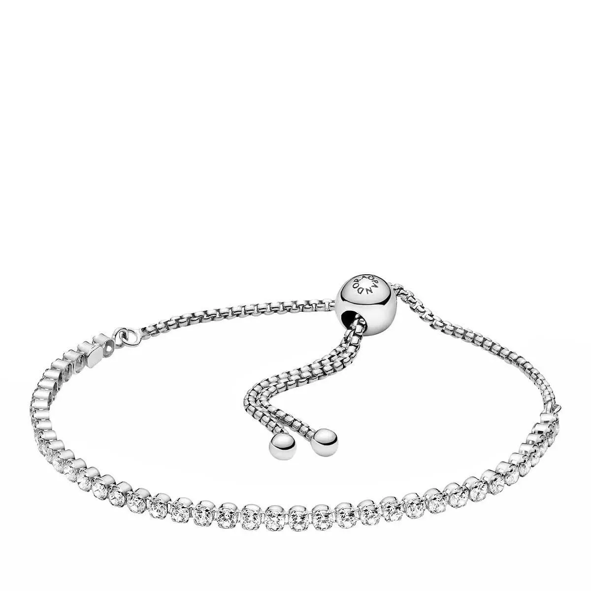 PANDORA Timeless Bracciale Tennis Scintillante in Argento Sterling 925 con Zirconia Cubica Trasparente