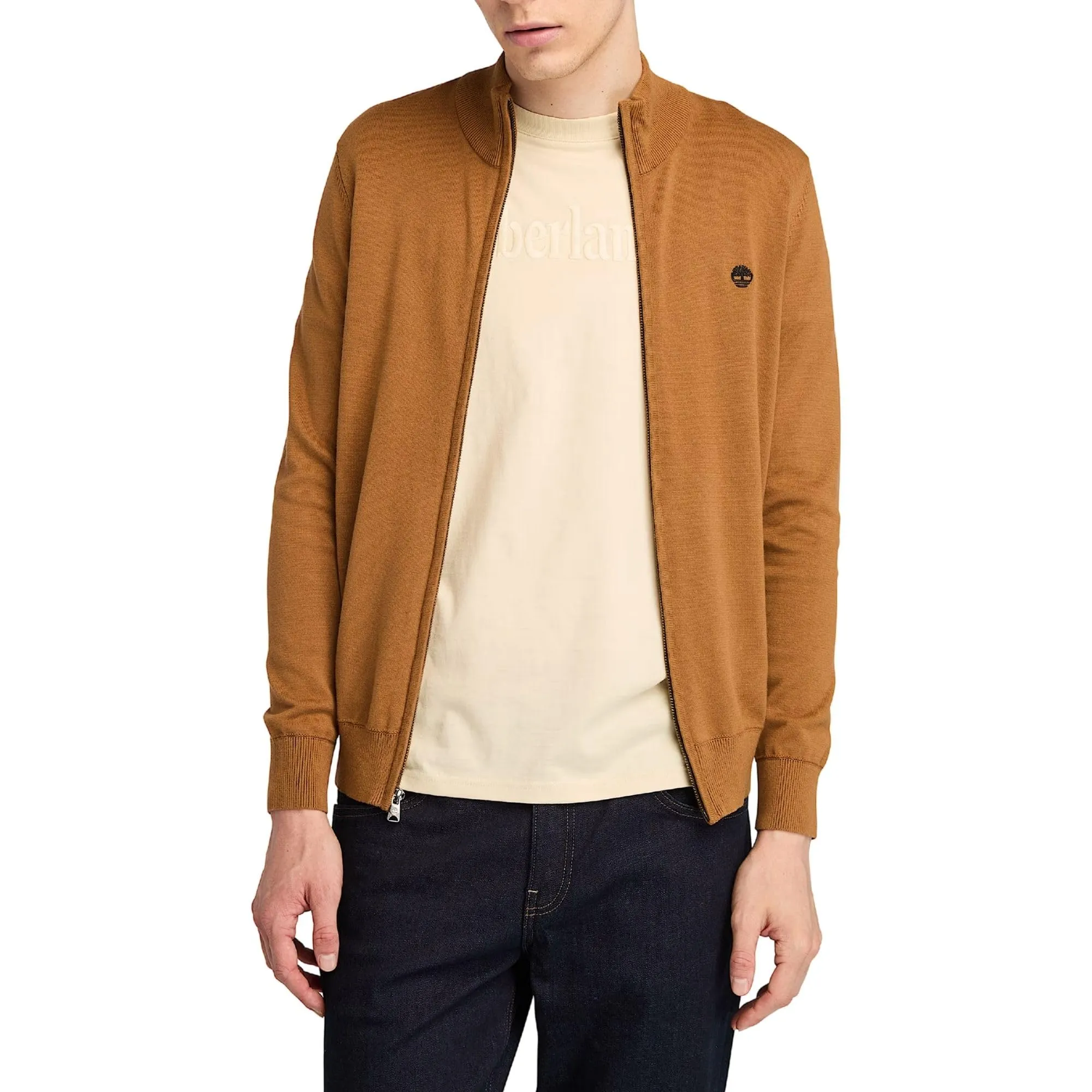 Timberland Maglione Uomo Full Zip Williams River Giallo