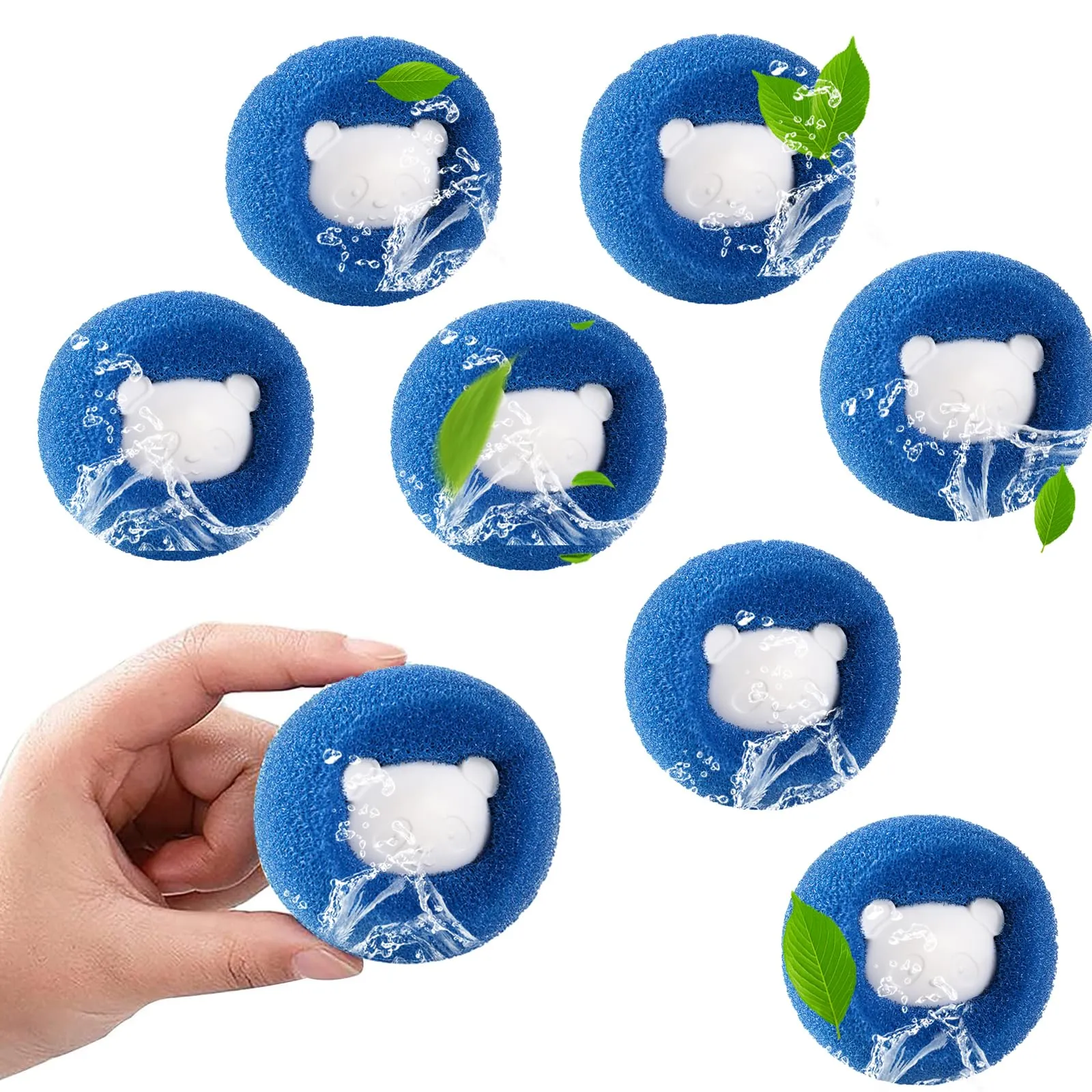 Cattura Pelo Lavatrice Riutilizzabile - Set da 8 Pezzi per una Lavatrice Sempre Perfetta