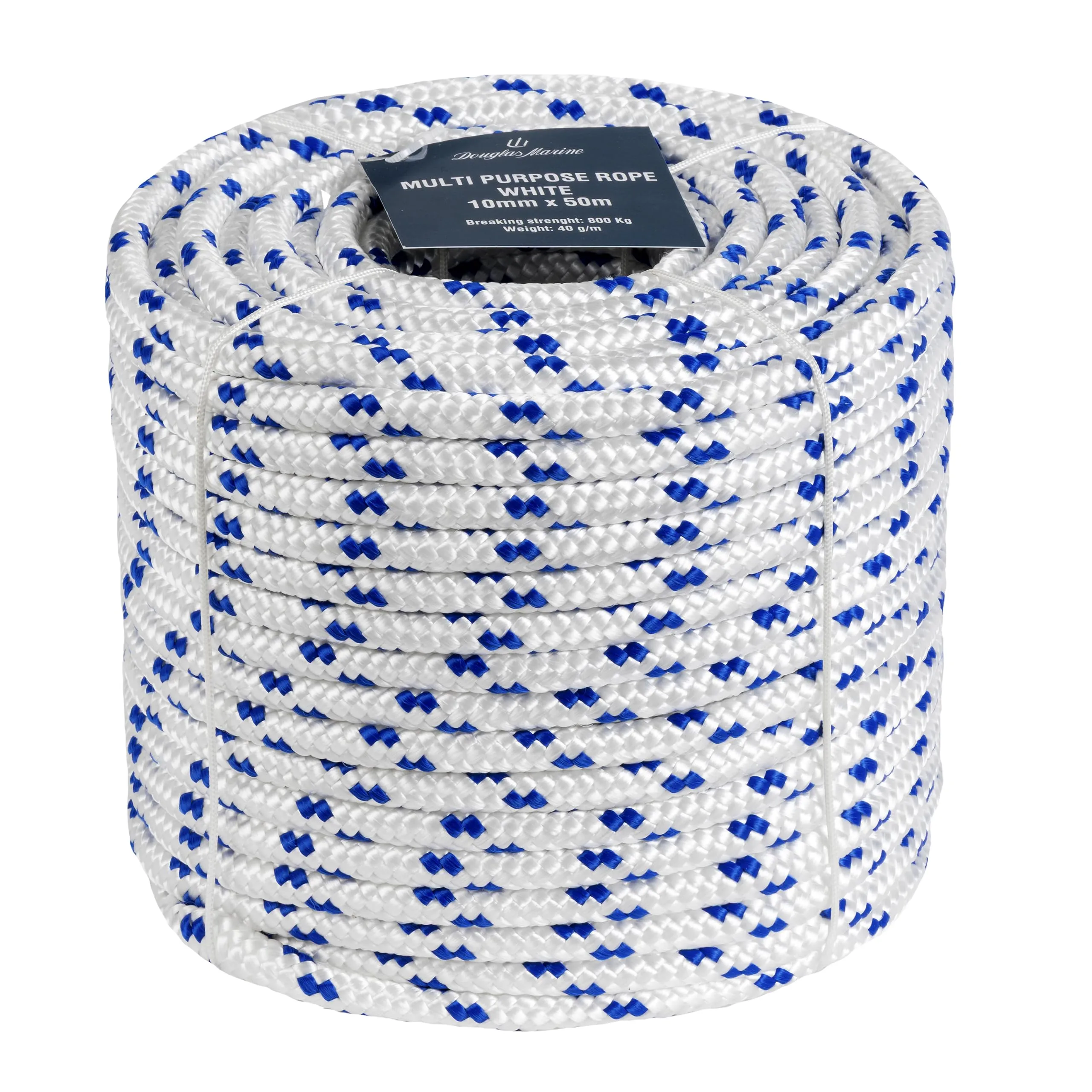 Cima Bianca Douglas Marine Ø 10 mm - 50 Metri in Polipropilene Multiuso