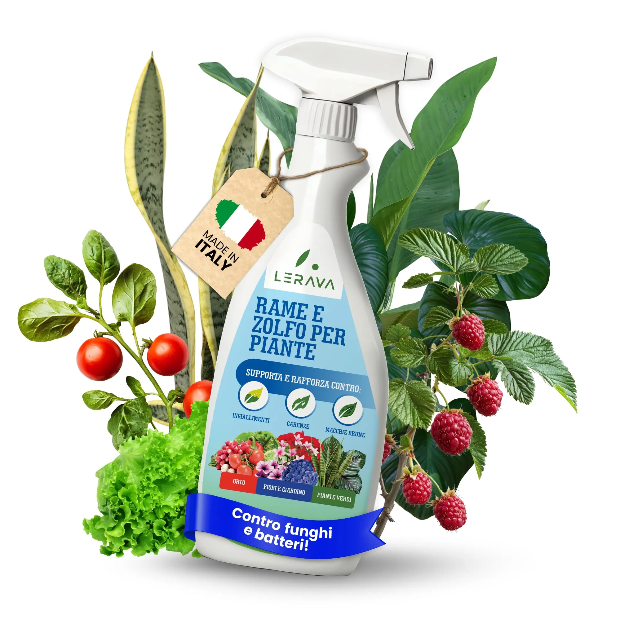 LERAVA® Rame e Zolfo: Lo Scudo Naturale per le Tue Piante