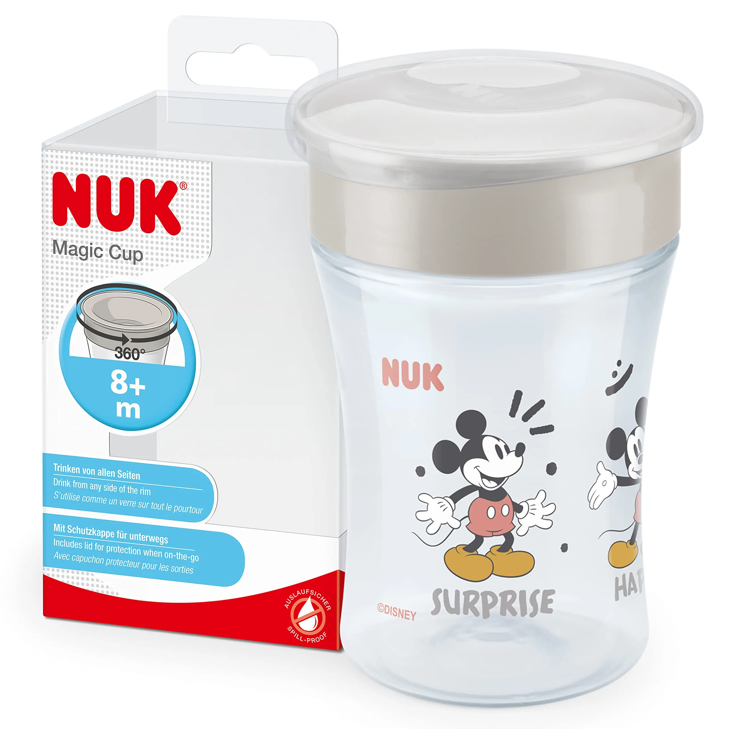 NUK Magic Cup Bicchiere Antigoccia Topolino Disney 230ml