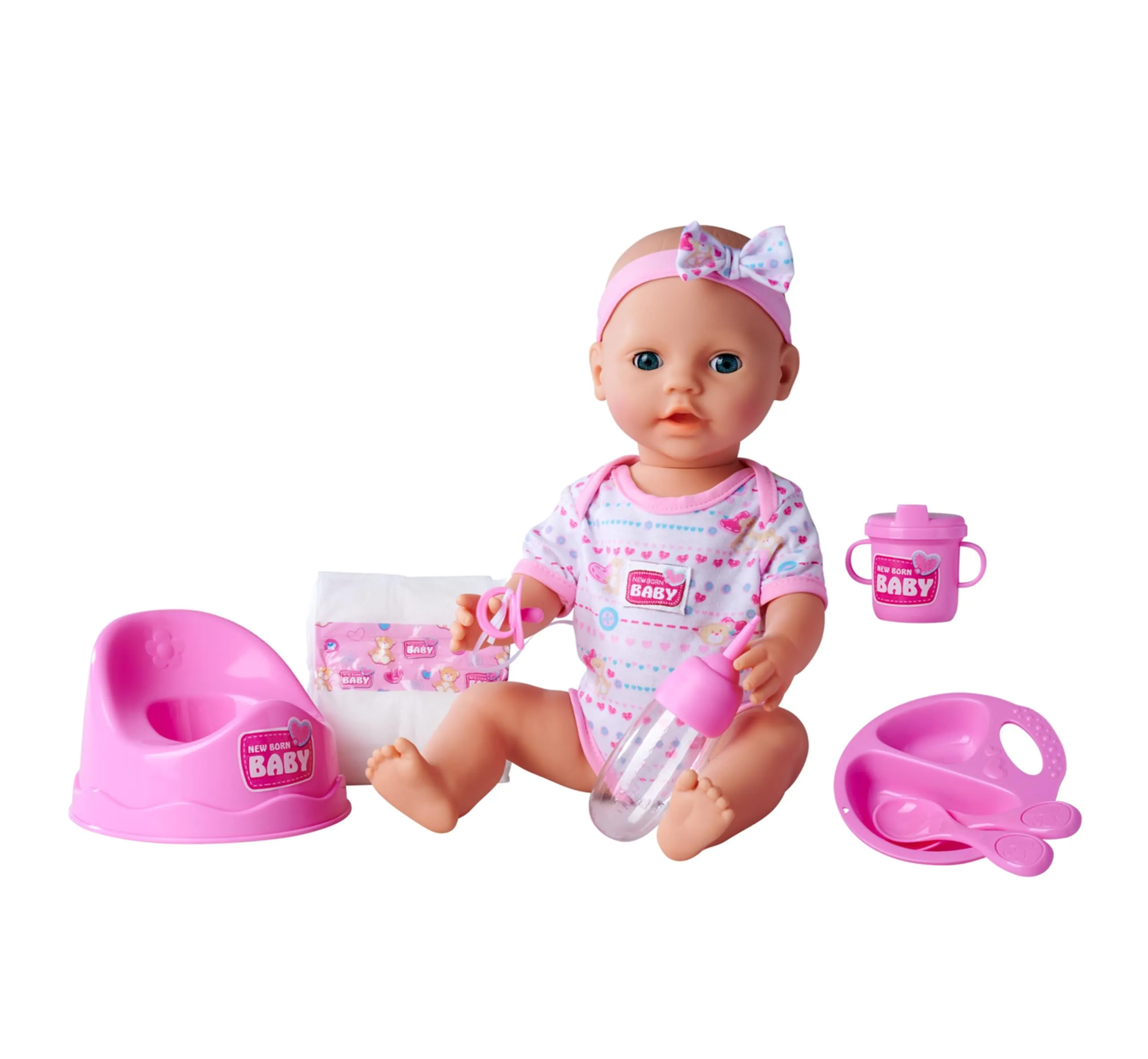 Simba New Born Baby Bambola Interattiva 43 cm