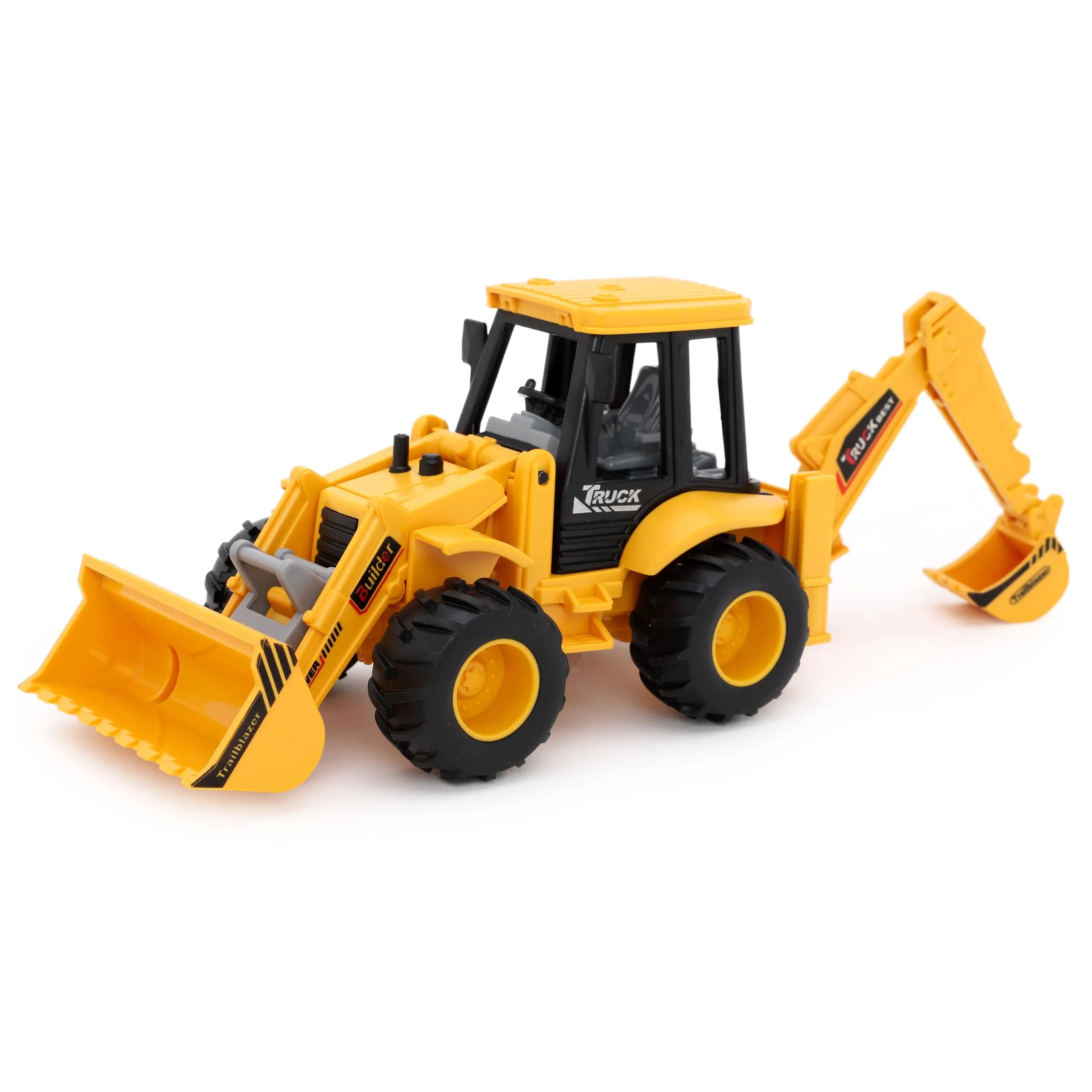 Toyland® Terna a Frizione 28cm - Caricatore Frontale e Retroescavatore Mobili