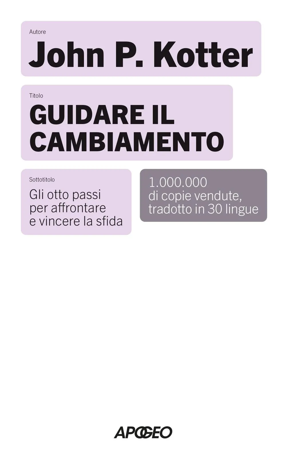Guidare il cambiamento. Gli otto passi per affrontare e vincere la sfida. Nuova ediz.