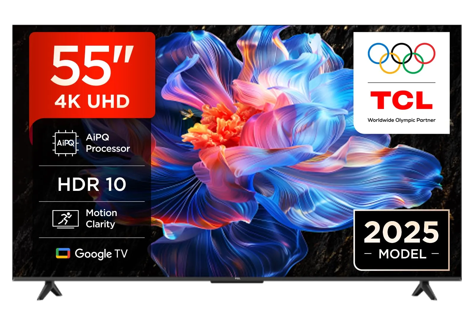 TCL 55V6C Smart TV LED 4K HDR 55 pollici con Google TV
