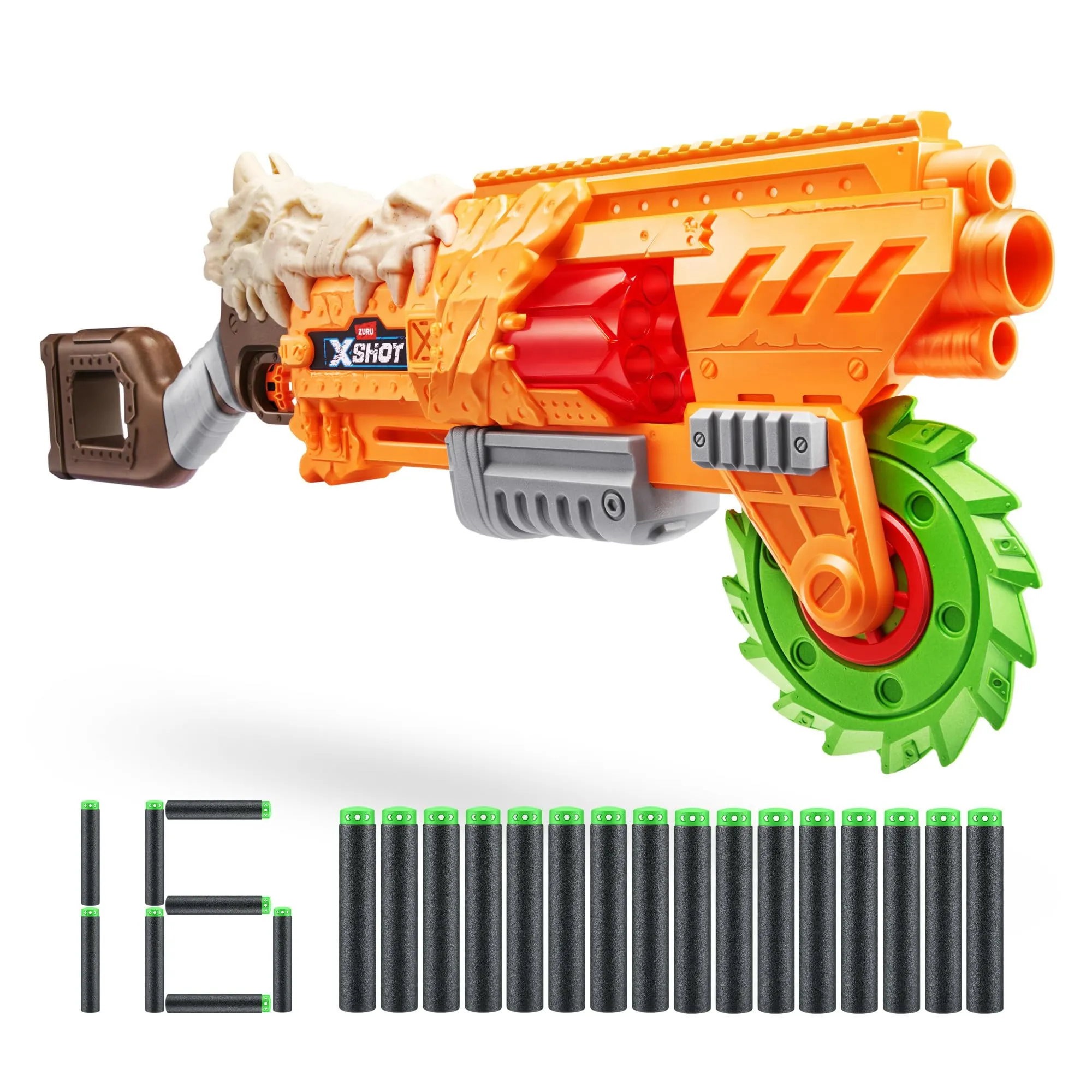 ZURU X-SHOT Horrorfire Doomsday - Lanciatore di Freccette con Lama Rotante