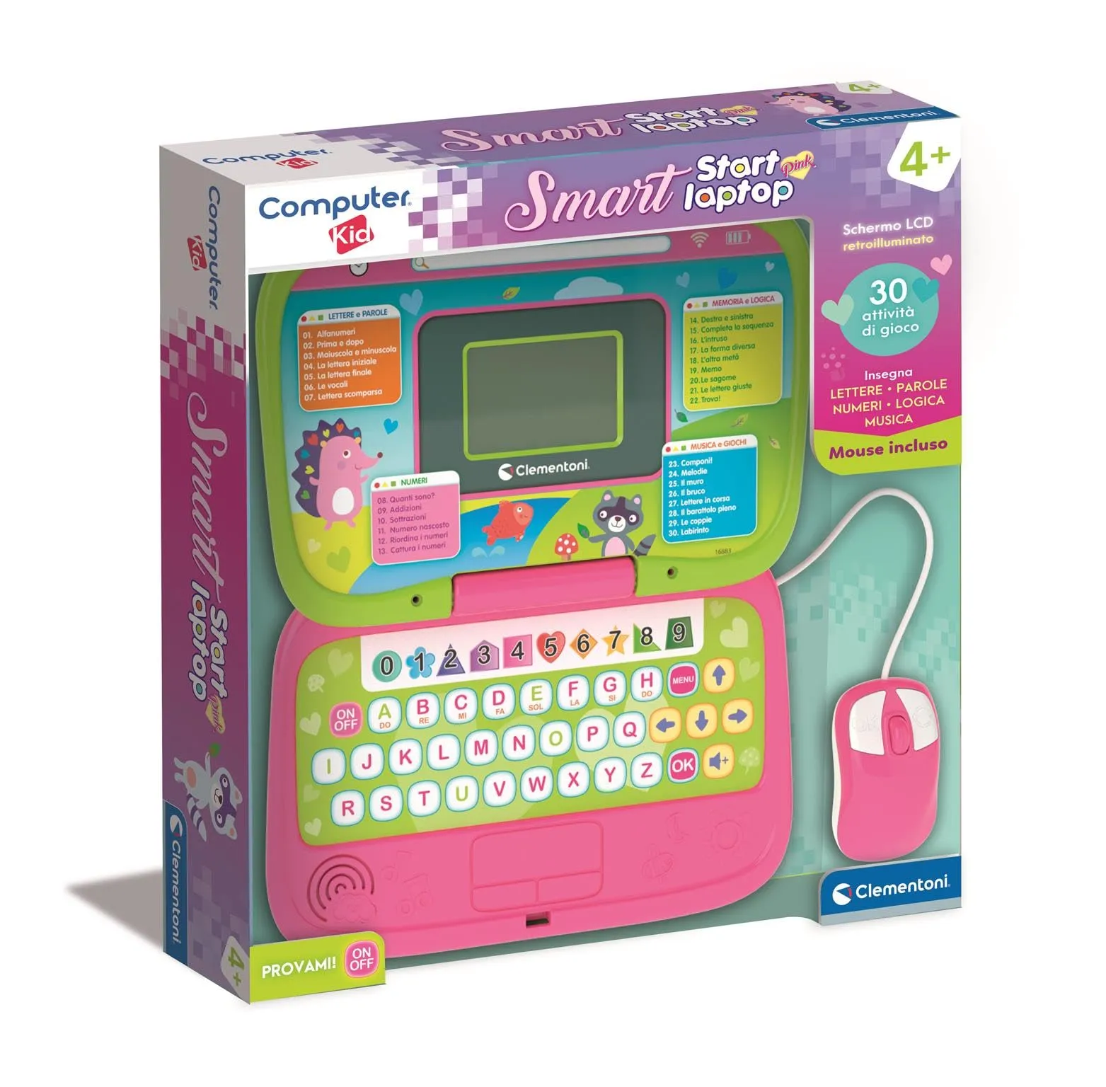 Clementoni Computer Kid Smart Start Laptop Pink