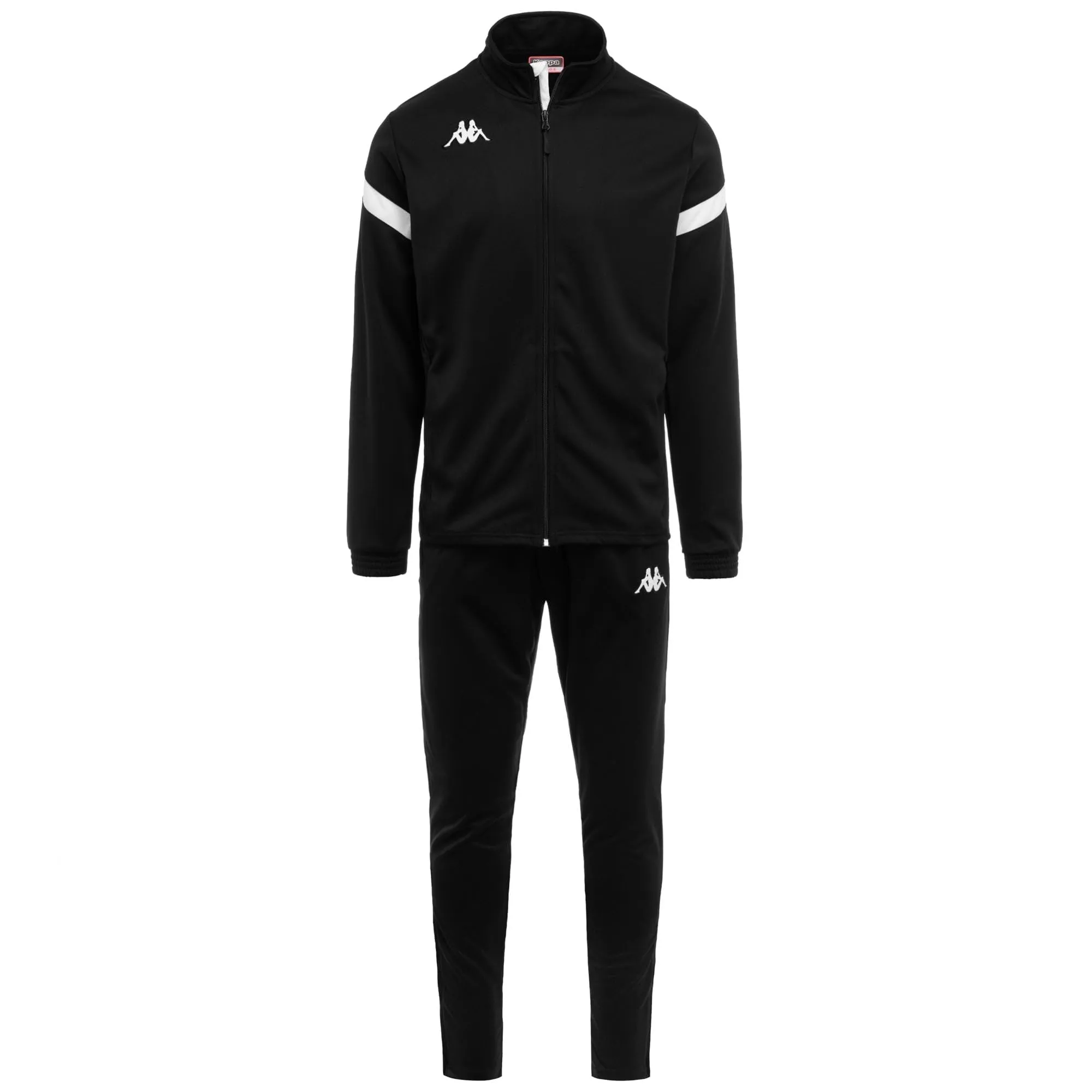 Kappa Dalcito Tuta da Ginnastica Unisex Nero/Bianco