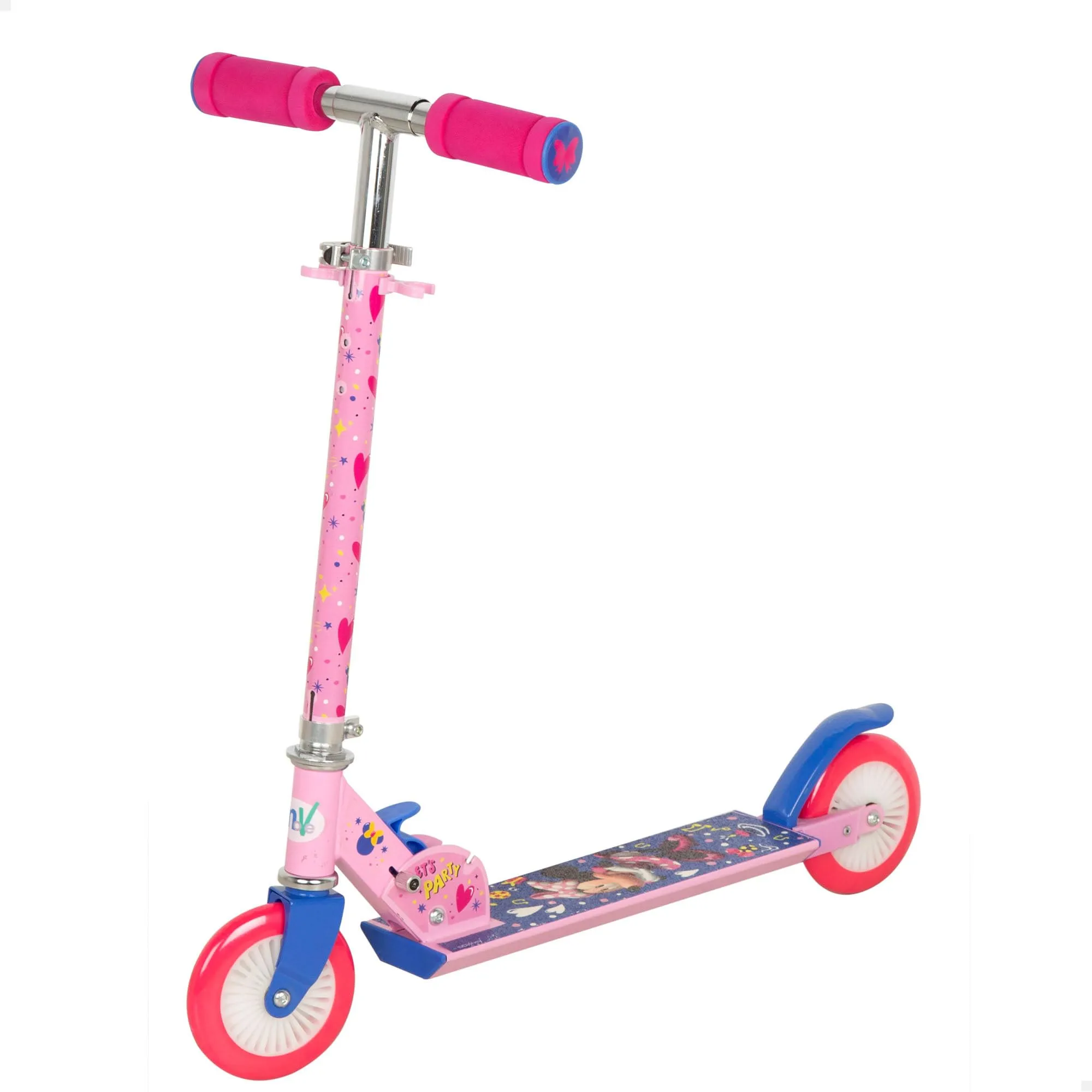 Monopattino Minnie 2 Ruote Pieghevole in Acciaio Regolabile