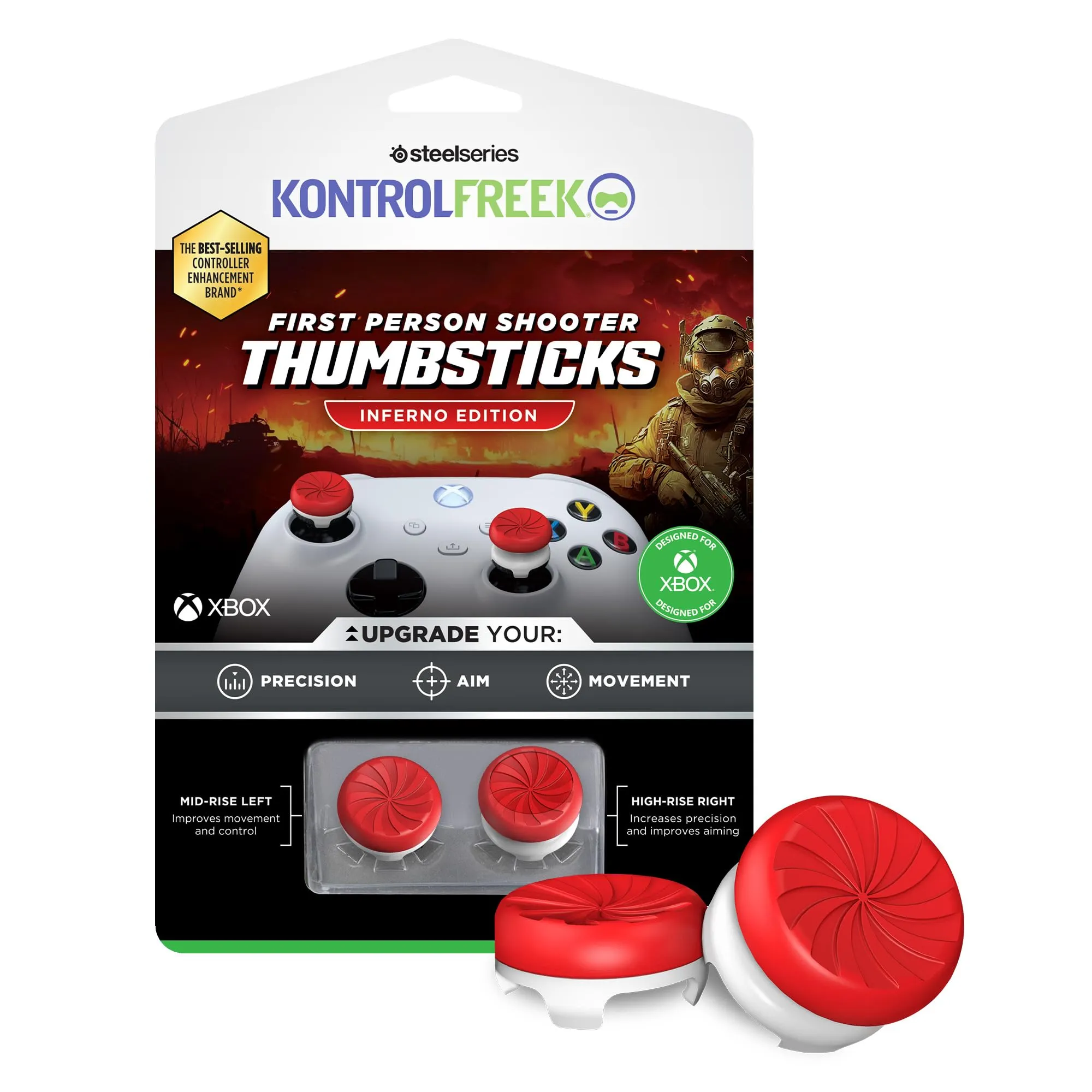 KontrolFreek FPS Freek Inferno per Controller Xbox One e Series X