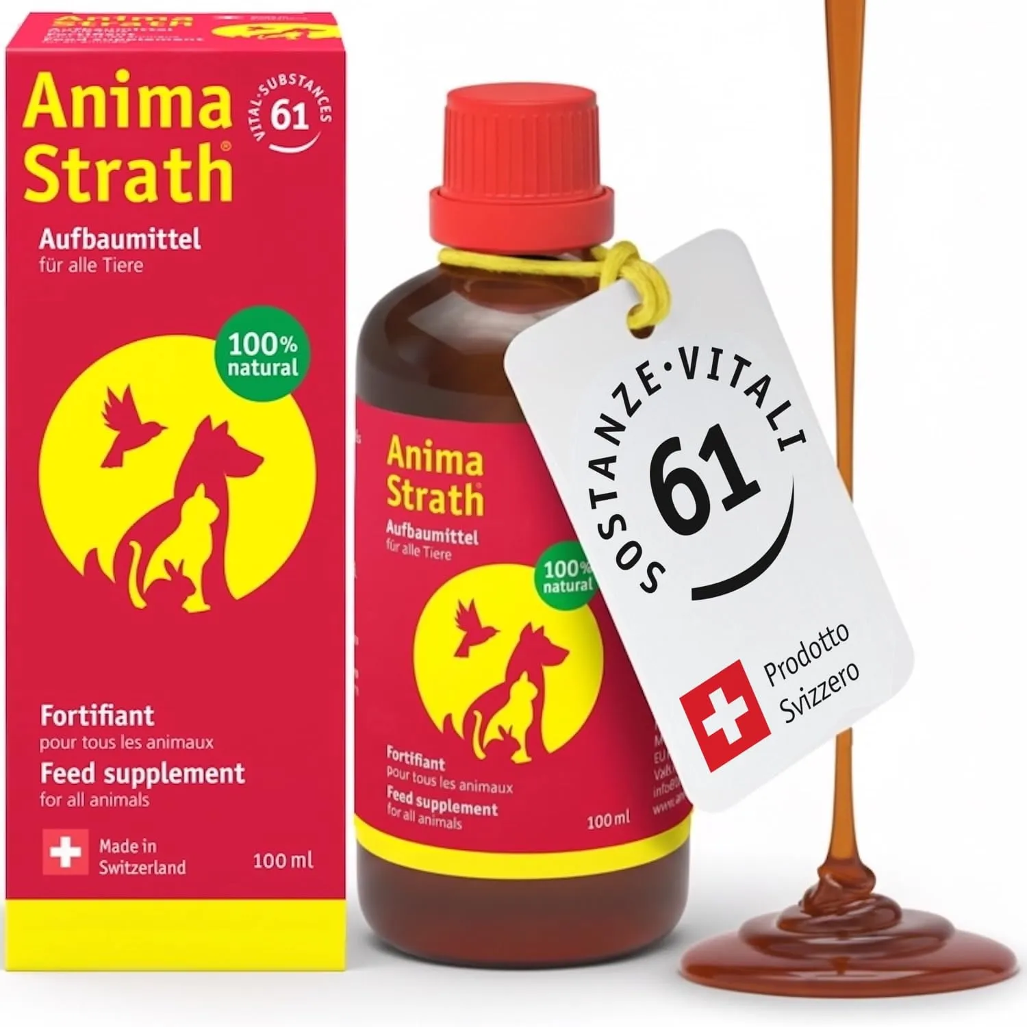 Anima-Strath Liquido - Integratore Naturale per Cani e Gatti