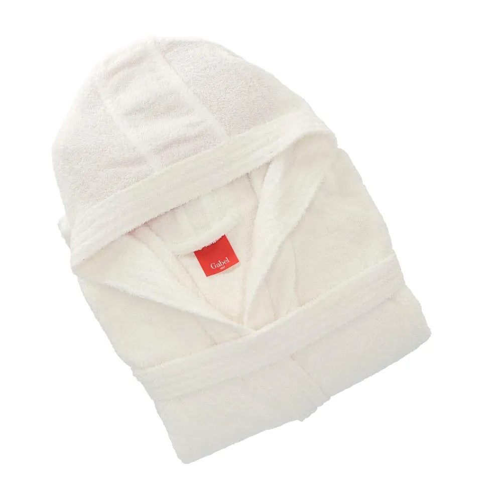 Gabel Accappatoio Adulto Unisex in Spugna di Puro Cotone Idrofilo XL