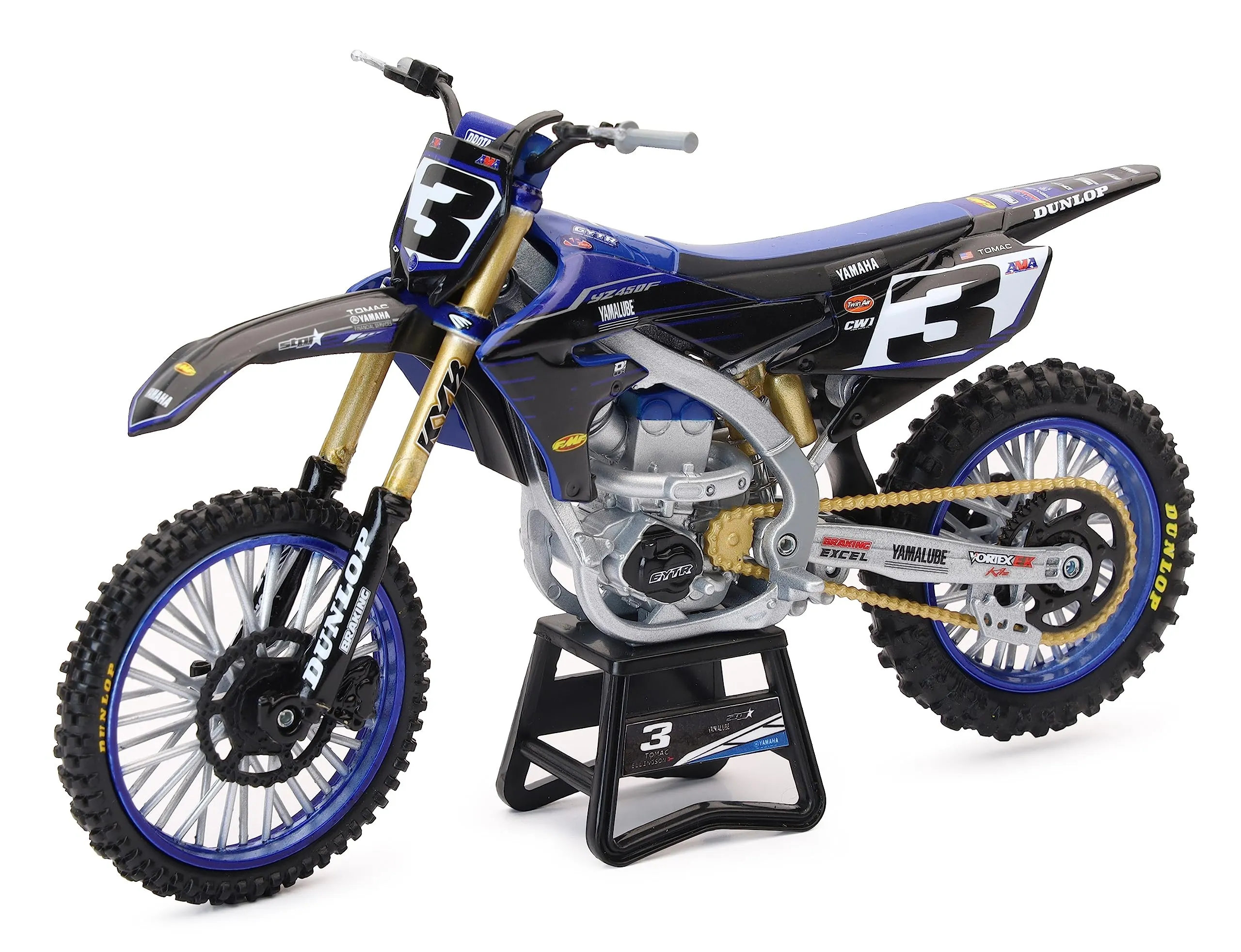 Yamaha YZ450F Racing Team Eli Tomac #3 - Modellino Die Cast