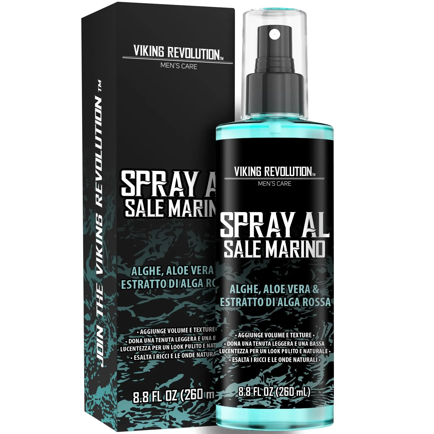 Viking Revolution Sea Salt Spray - Spray al Sale Marino per Capelli Uomo