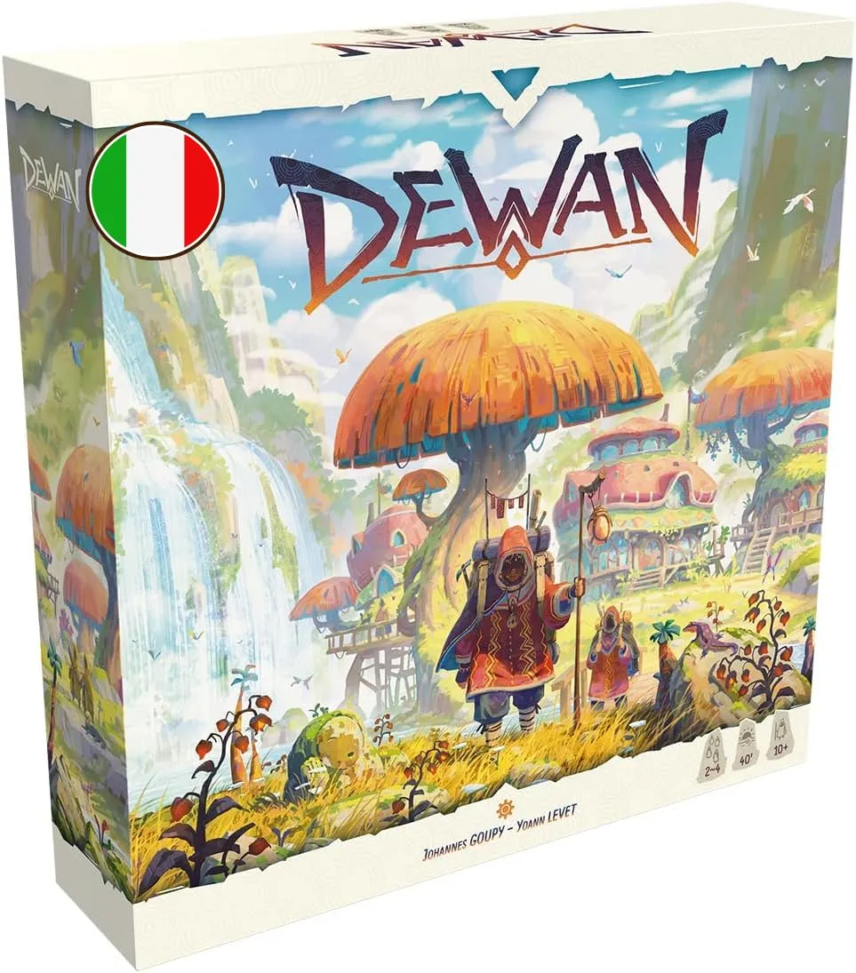 Asmodee - Dewan, Gioco da Tavolo Strategico di Posizionamento, Conquista e Gestione delle carte