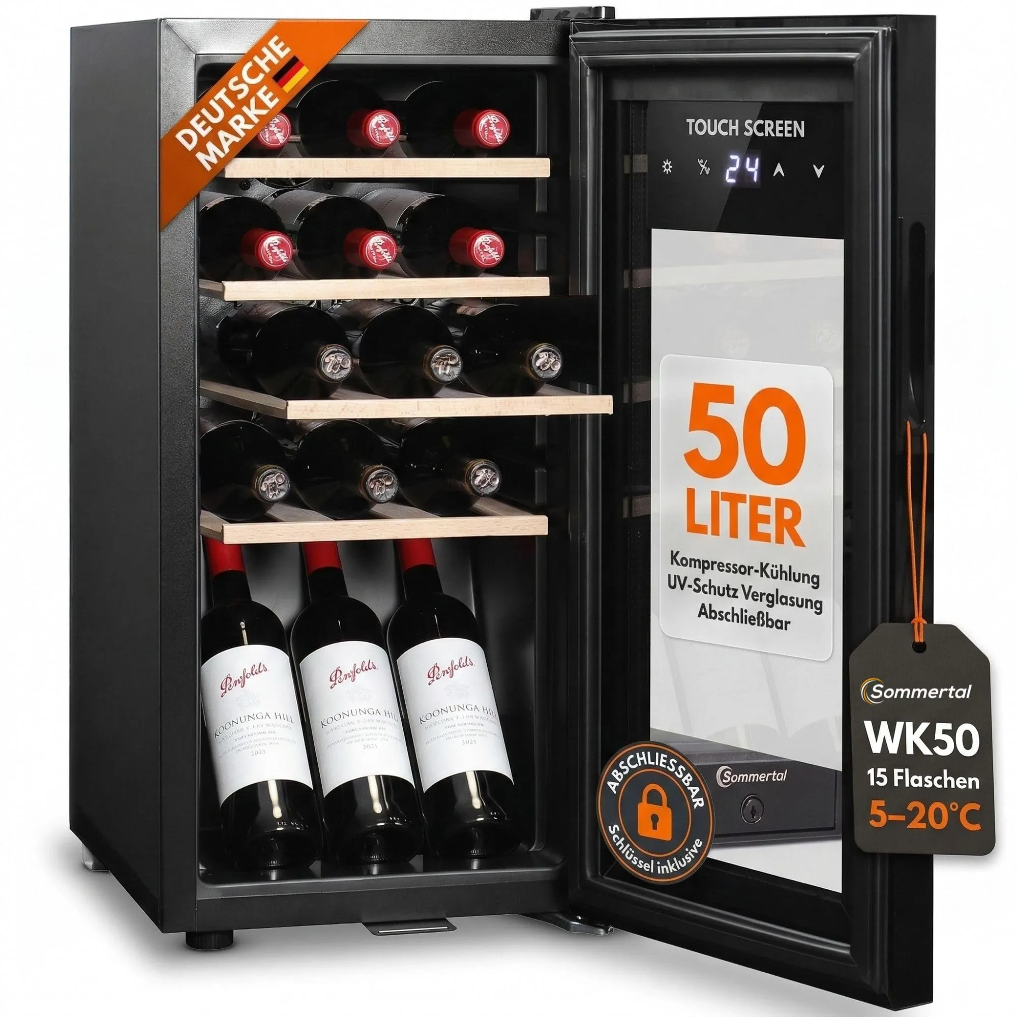 Sommertal WK50 Frigorifero per Vino: Eleganza e Precisione per la Tua Collezione