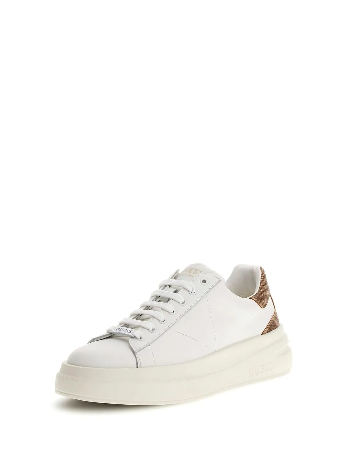 GUESS Elba CARRYOVER, Sneaker Uomo, Bianco